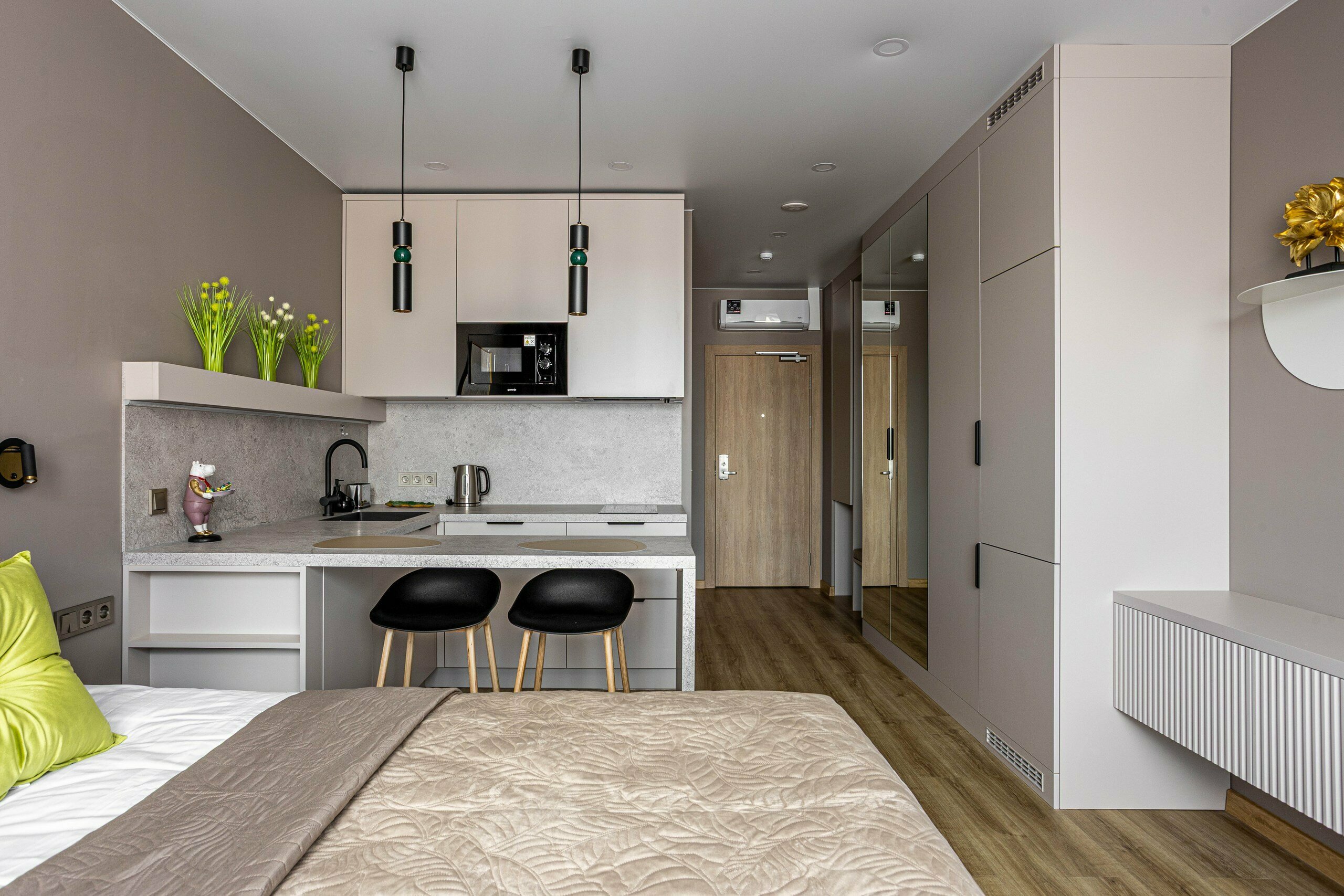 Двухместный номер-студия Делюкс с 1 кроватью