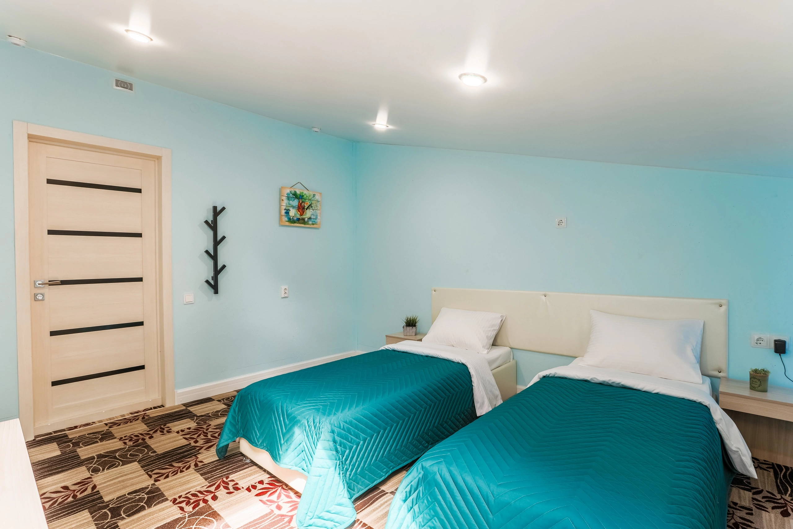 Номер  с двумя раздельными кроватями