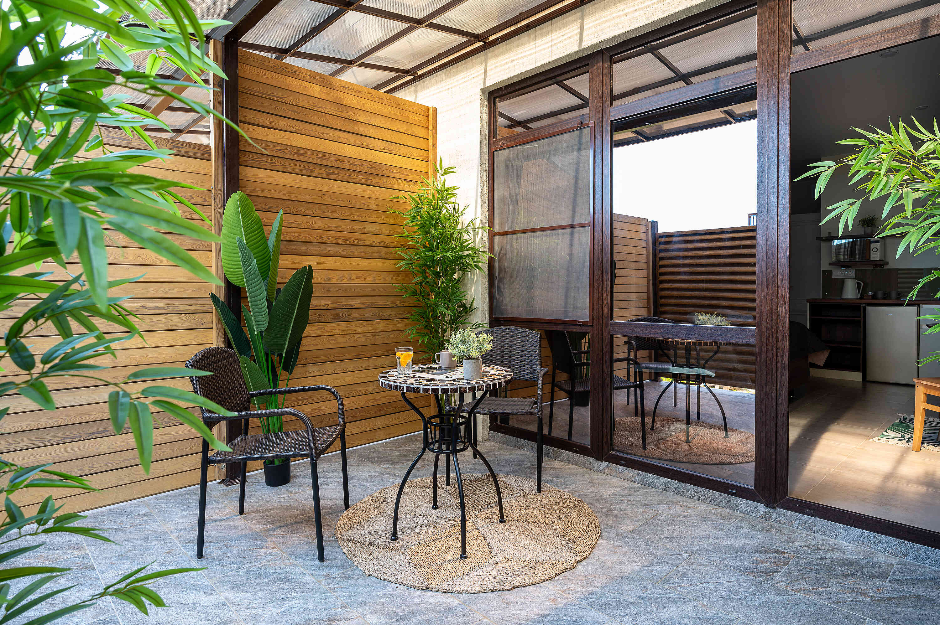 Двухместный номер с 1 кроватью и террасой