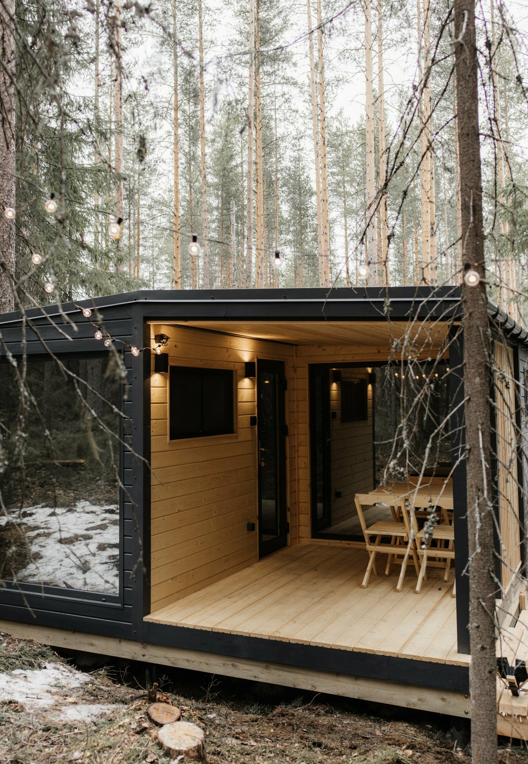 Коттедж с видом на лес