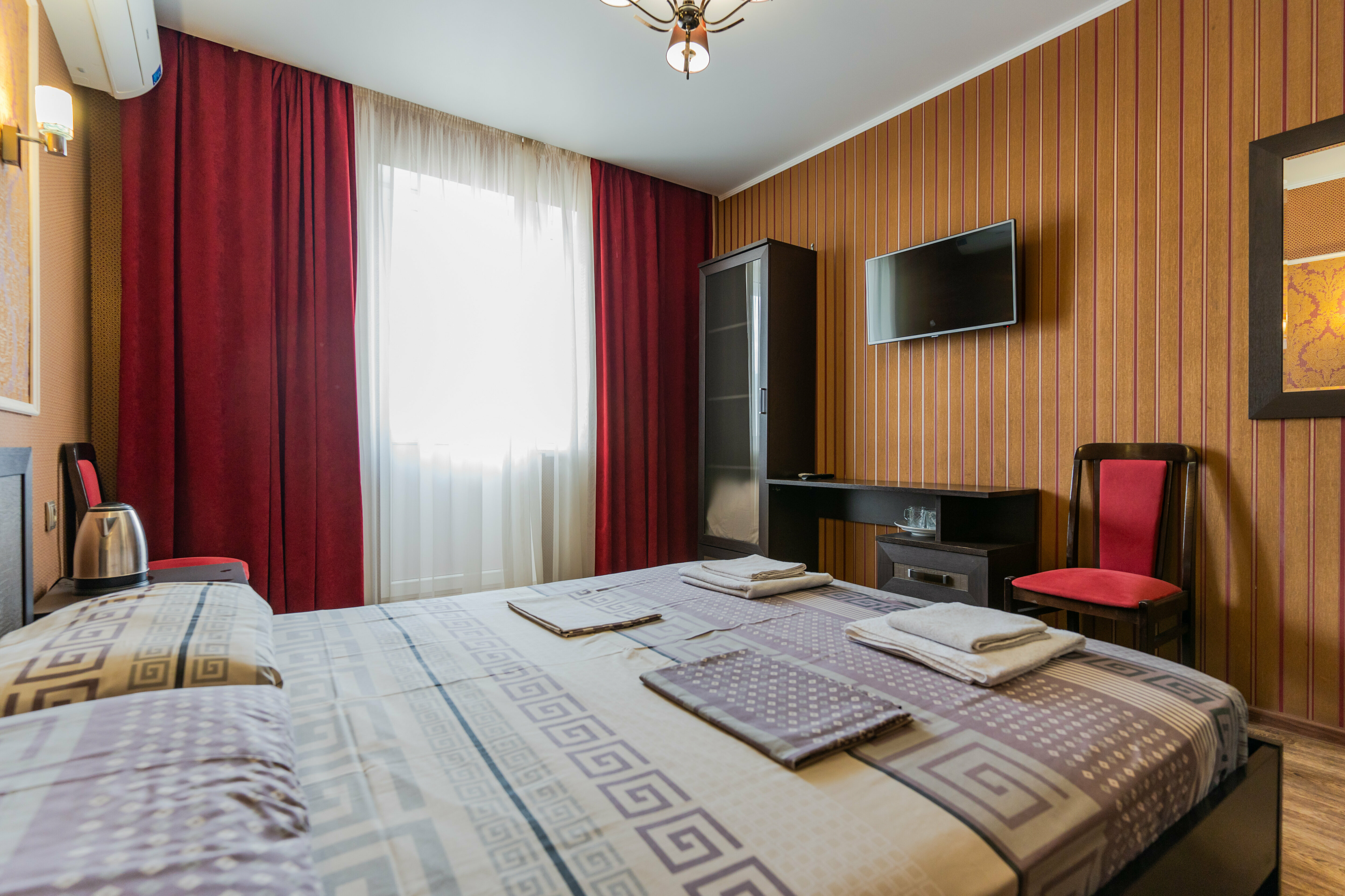 Двухместный номер с 1 кроватью и террасой