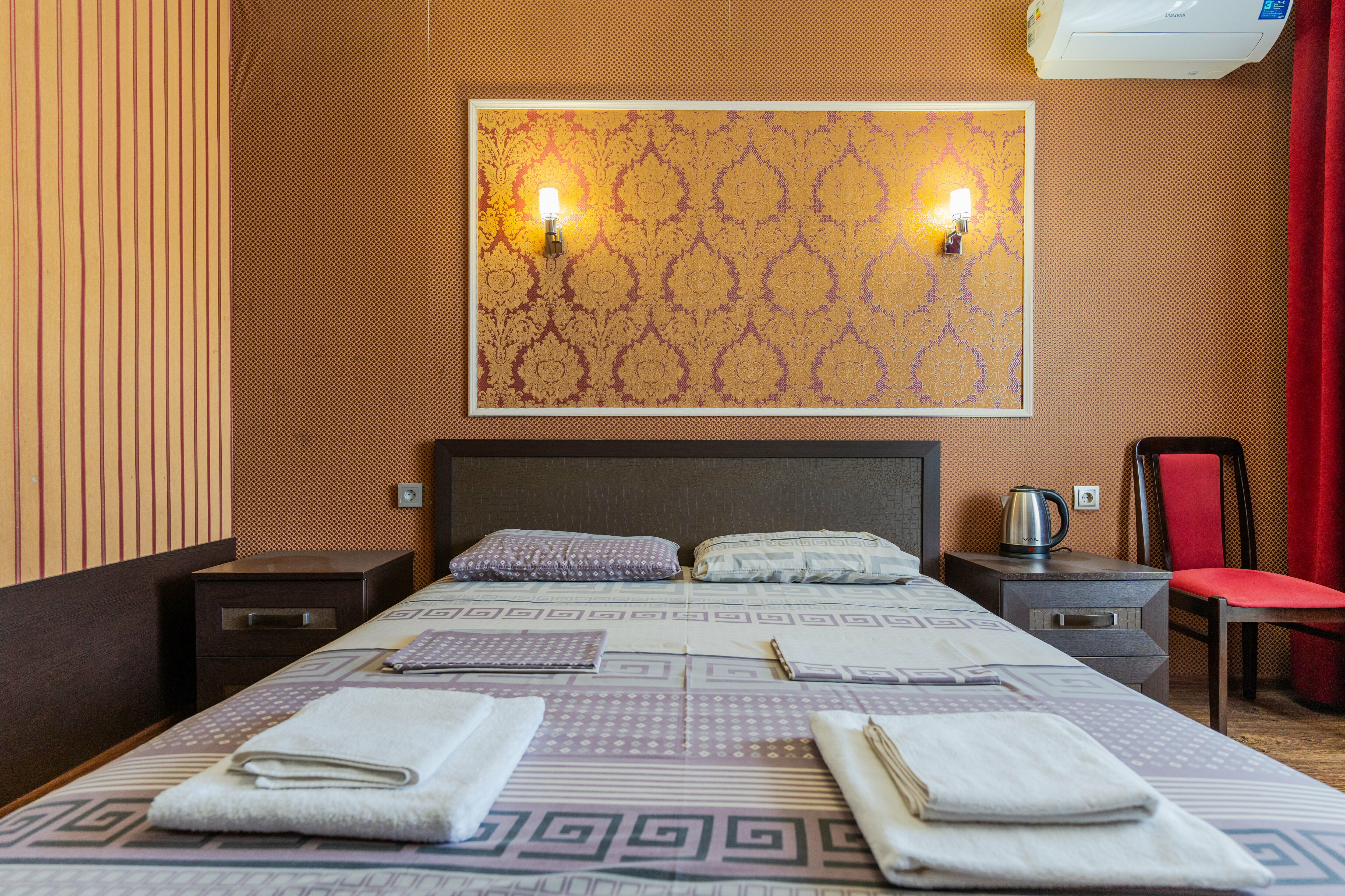 Двухместный номер с 1 кроватью и террасой