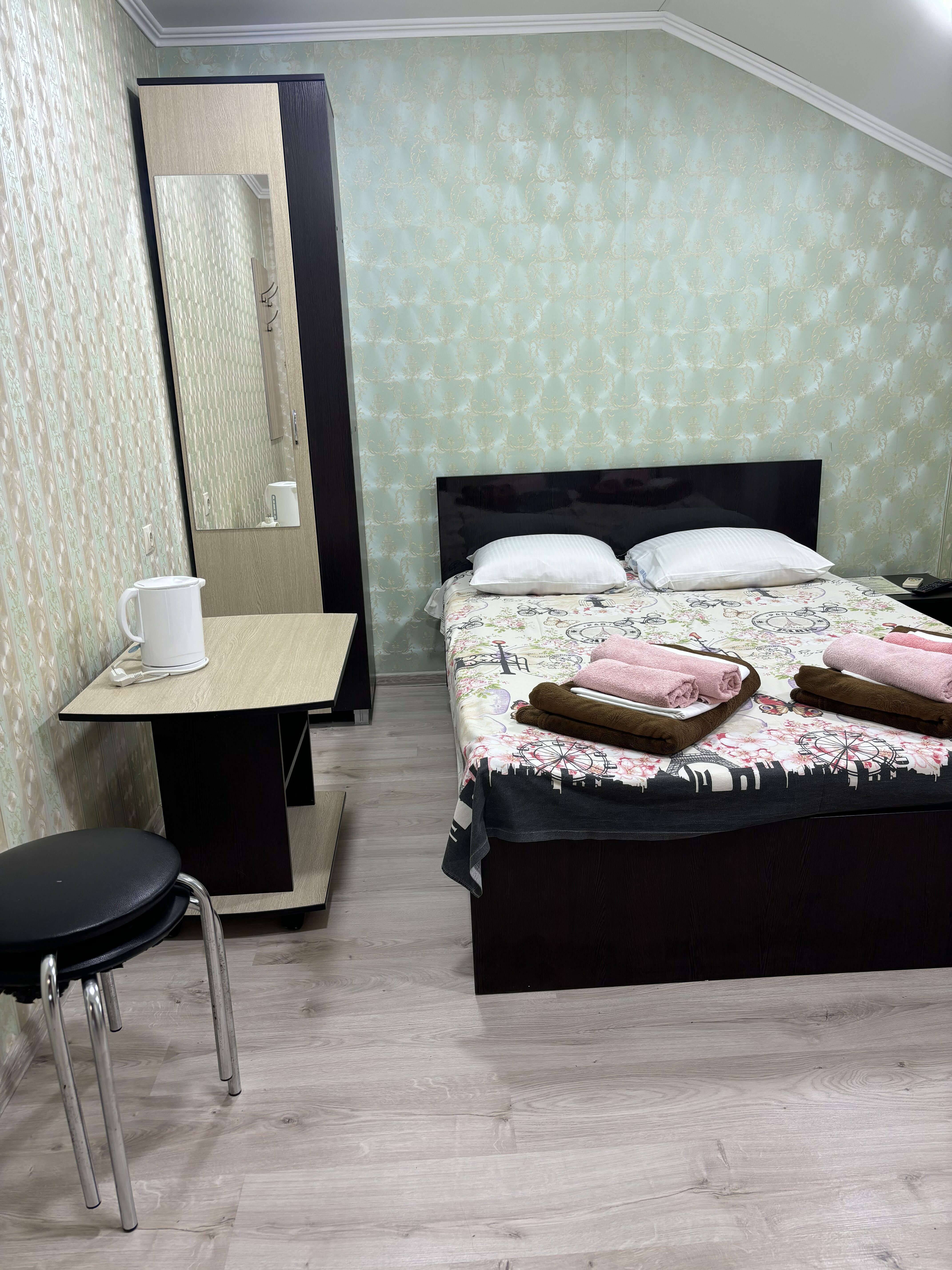 Двухместный номер с 1 кроватью и собственной ванной комнатой