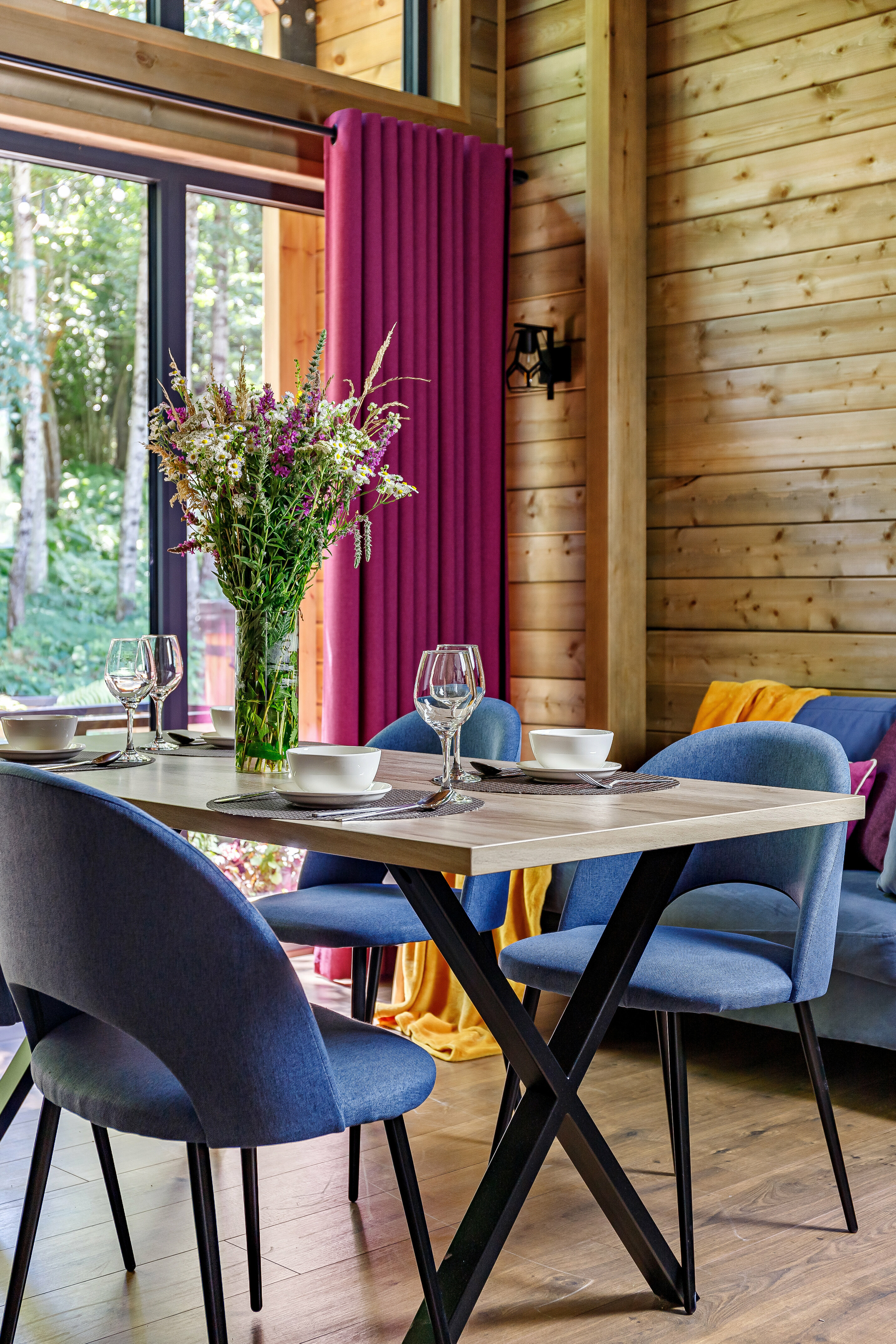 Четырехместный номер с видом на сад