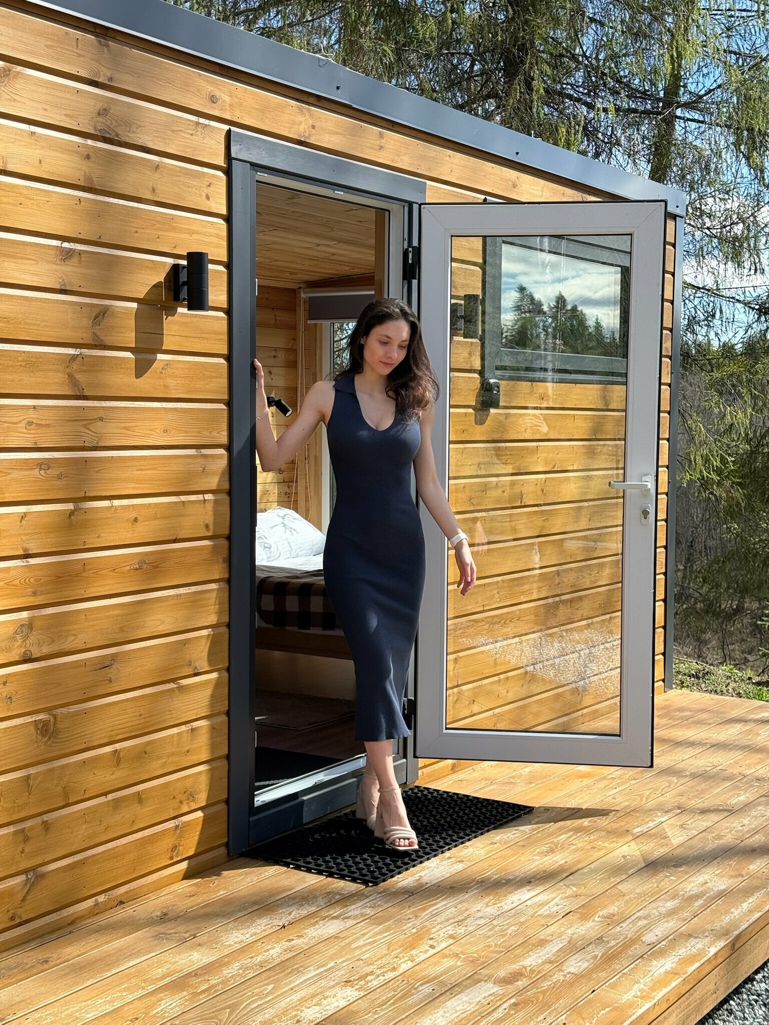 Двухместный номер с 1 кроватью и террасой