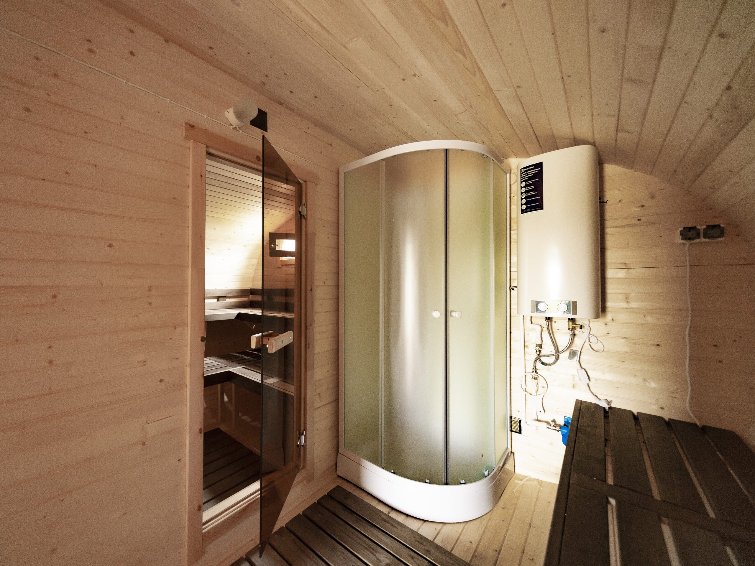 Бунгало с купелью и большой баней №12