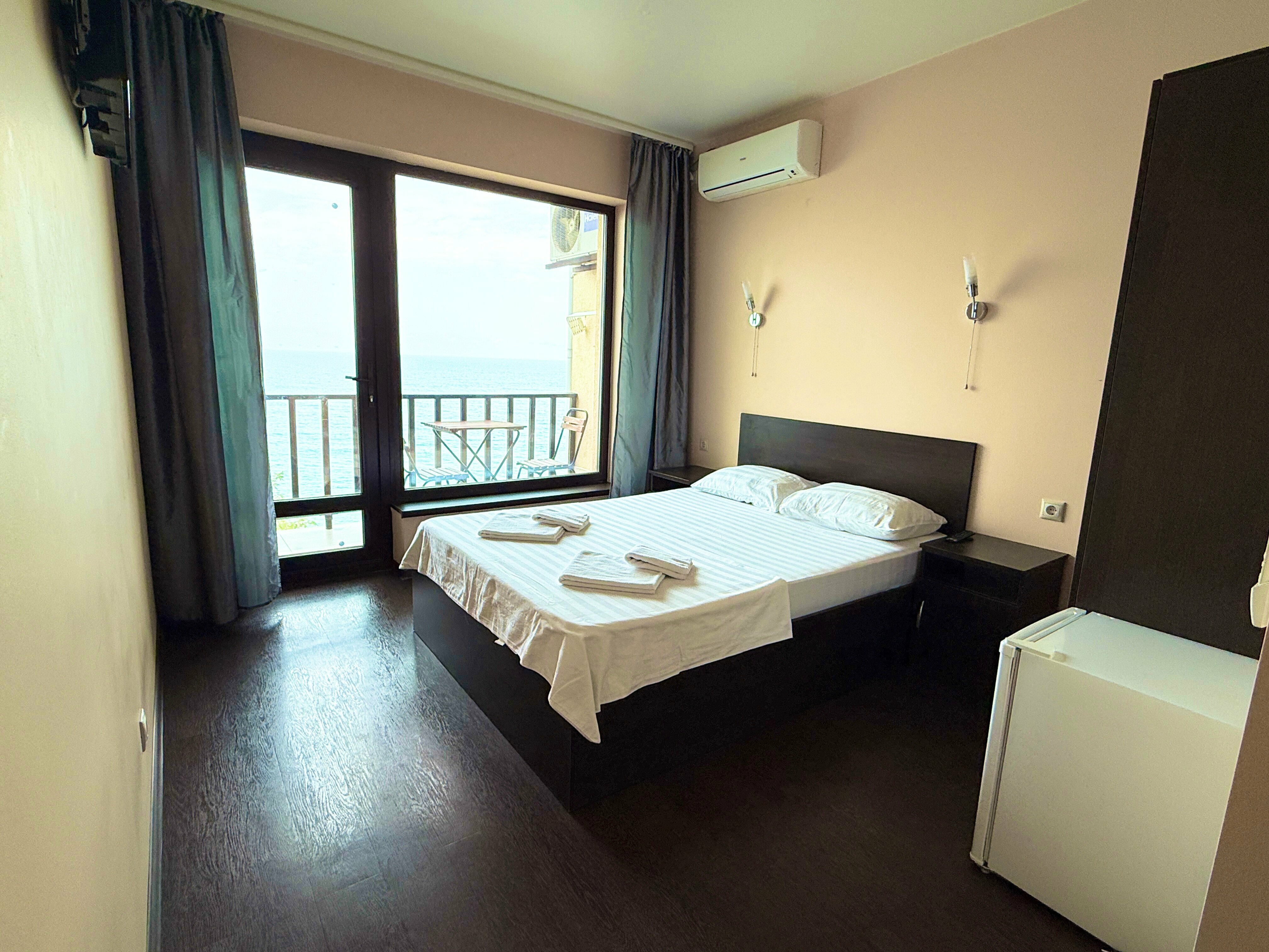 Двухместный номер с 1 кроватью и видом на море