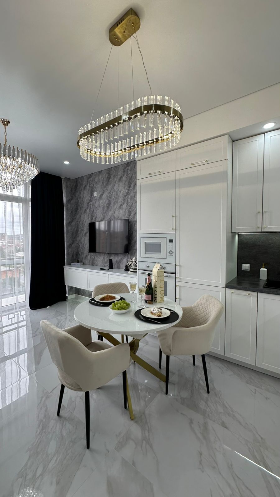 Апартаменты с 1 спальней