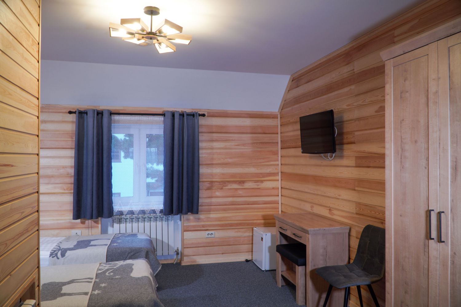 Двухместный номер с 2 отдельными кроватями и душем