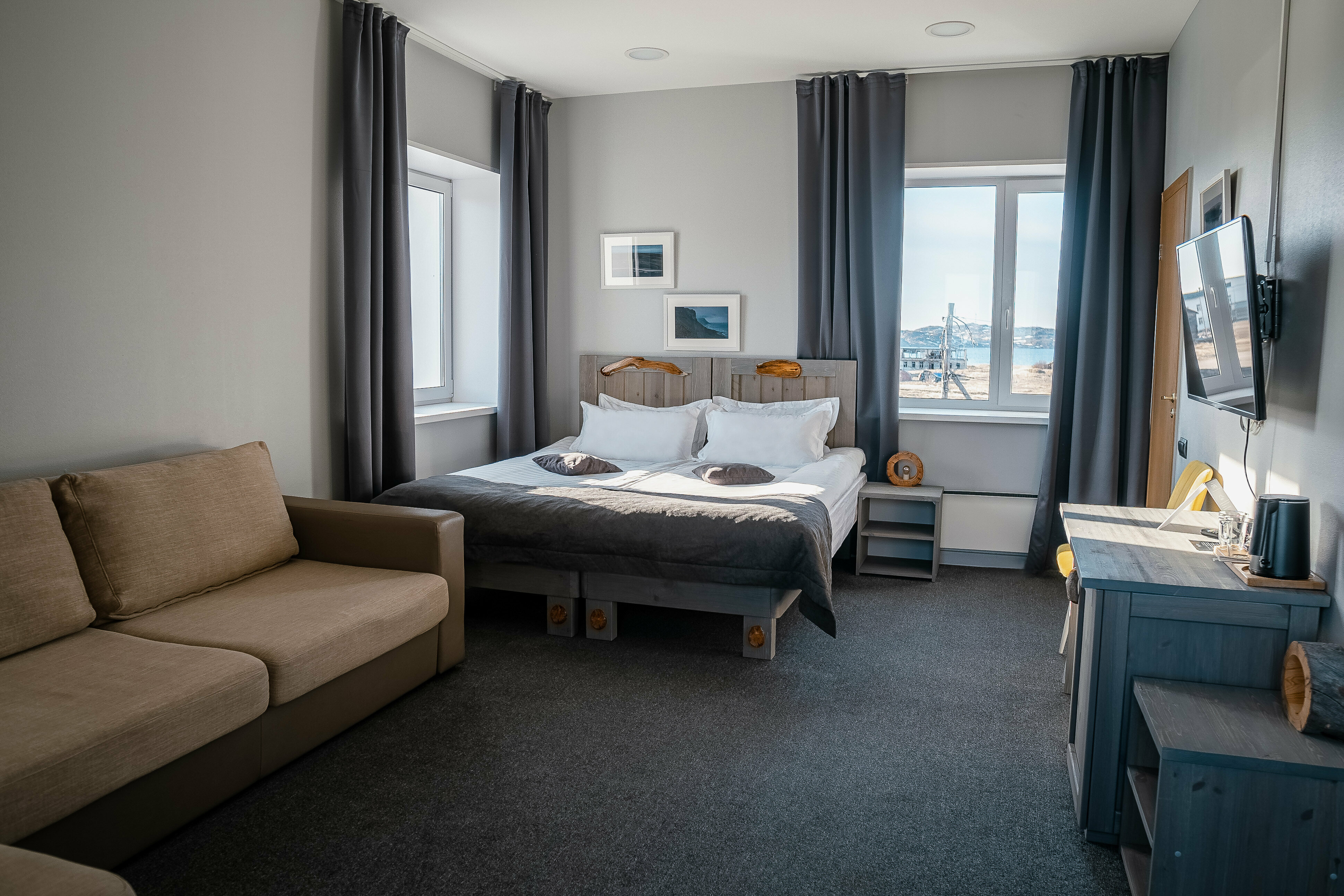 Четырехместный номер с видом на море