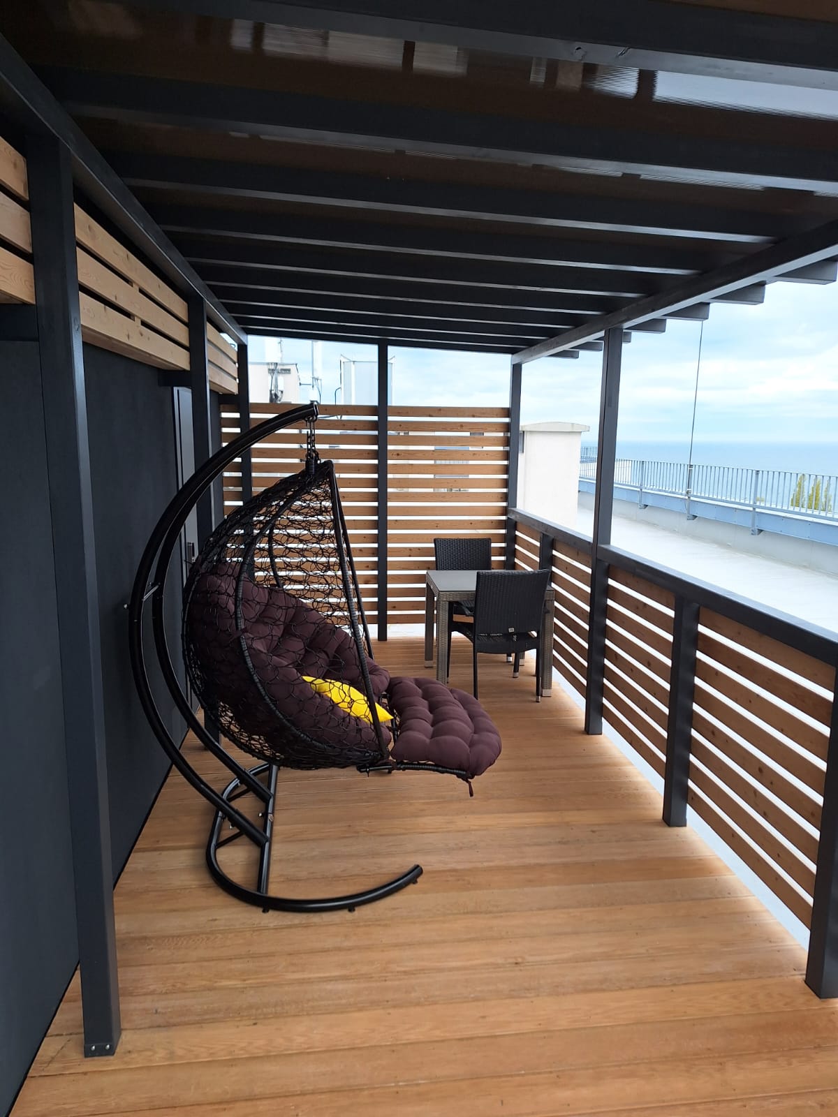 Двухместный номер с 1 кроватью и террасой