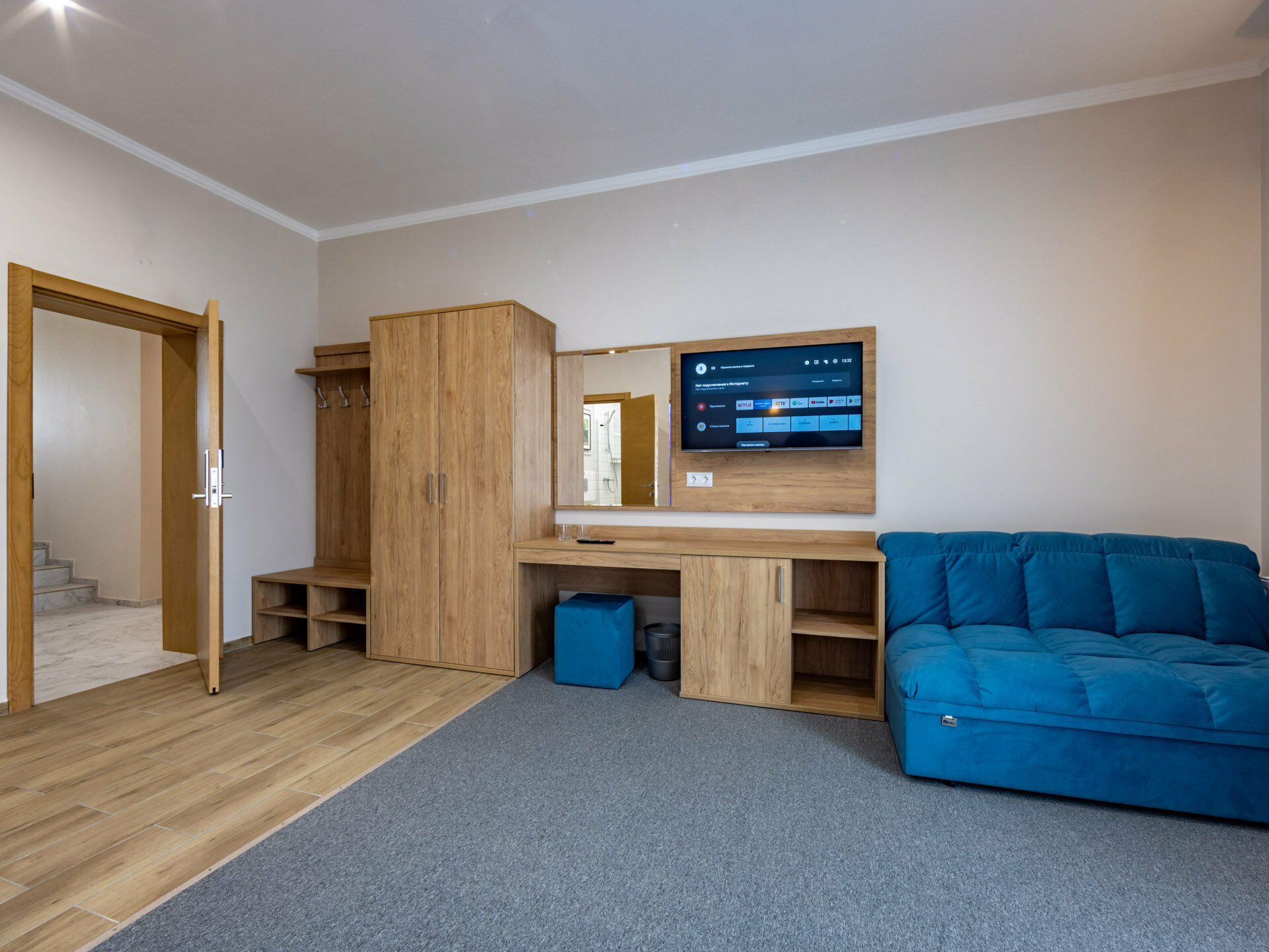 Семейный полулюкс с видом на море с балконом