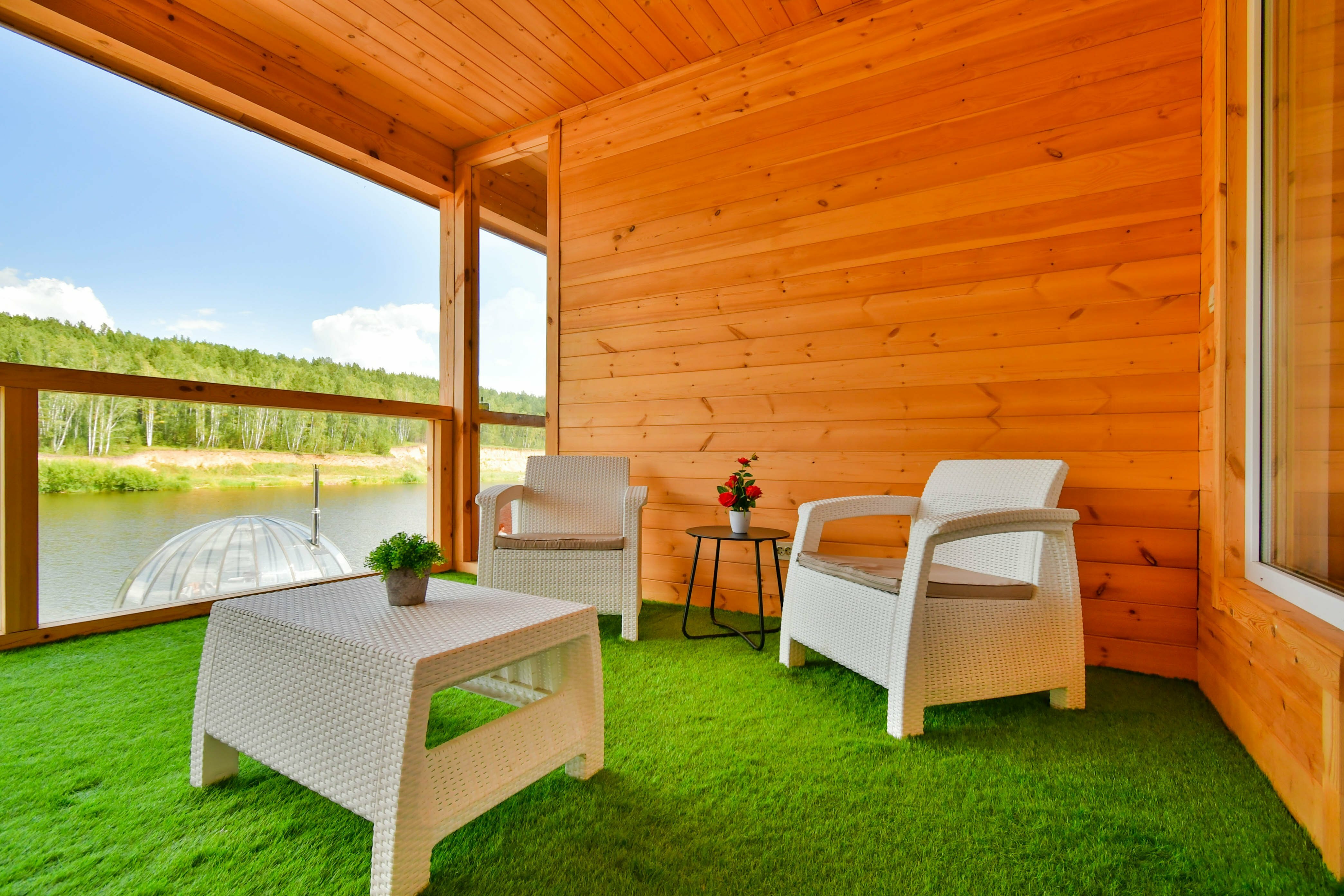 Семейный номер с террасой