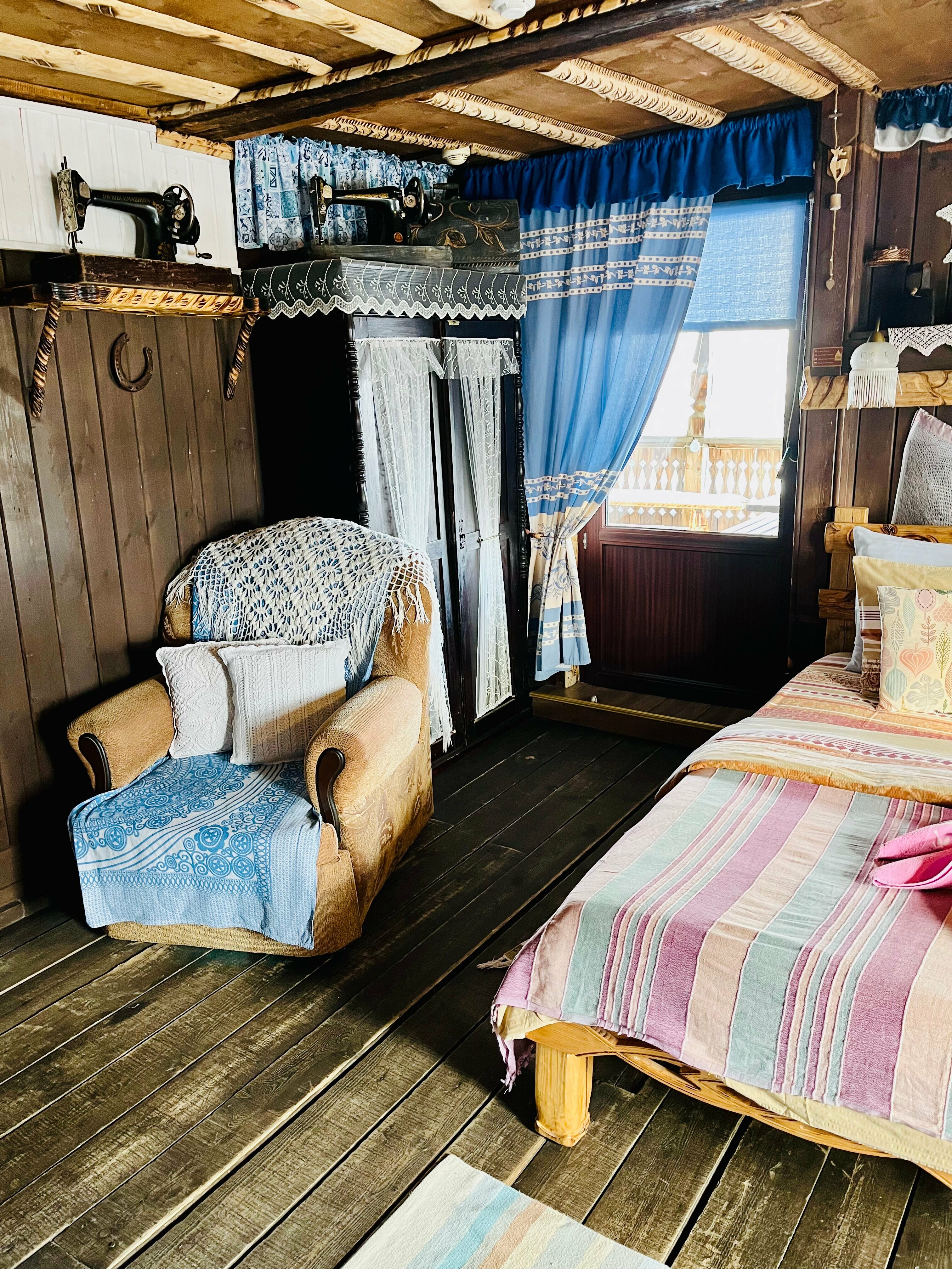 Двухместный номер Делюкс с 1 кроватью и балконом