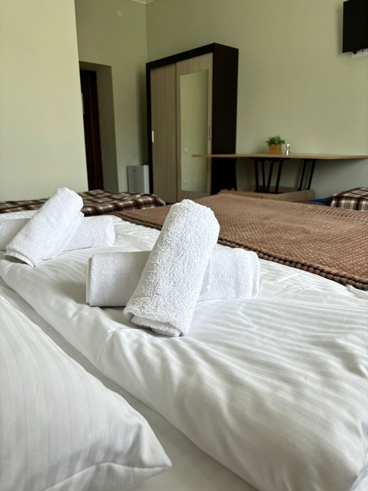 Двухместный номер с 1 кроватью или 2 отдельными кроватями и собственной ванной комнатой