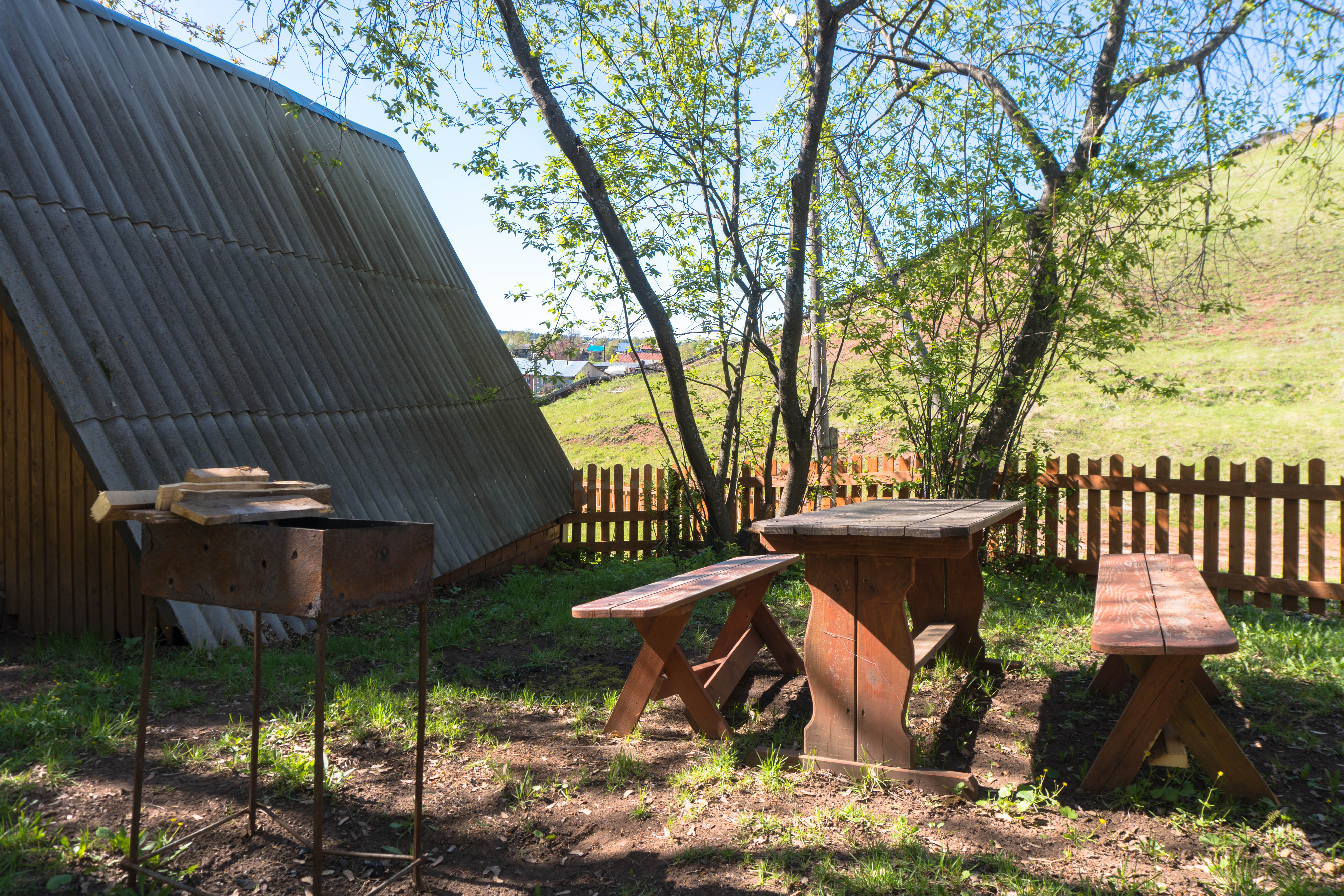 Двухместный домик с двумя кроватями