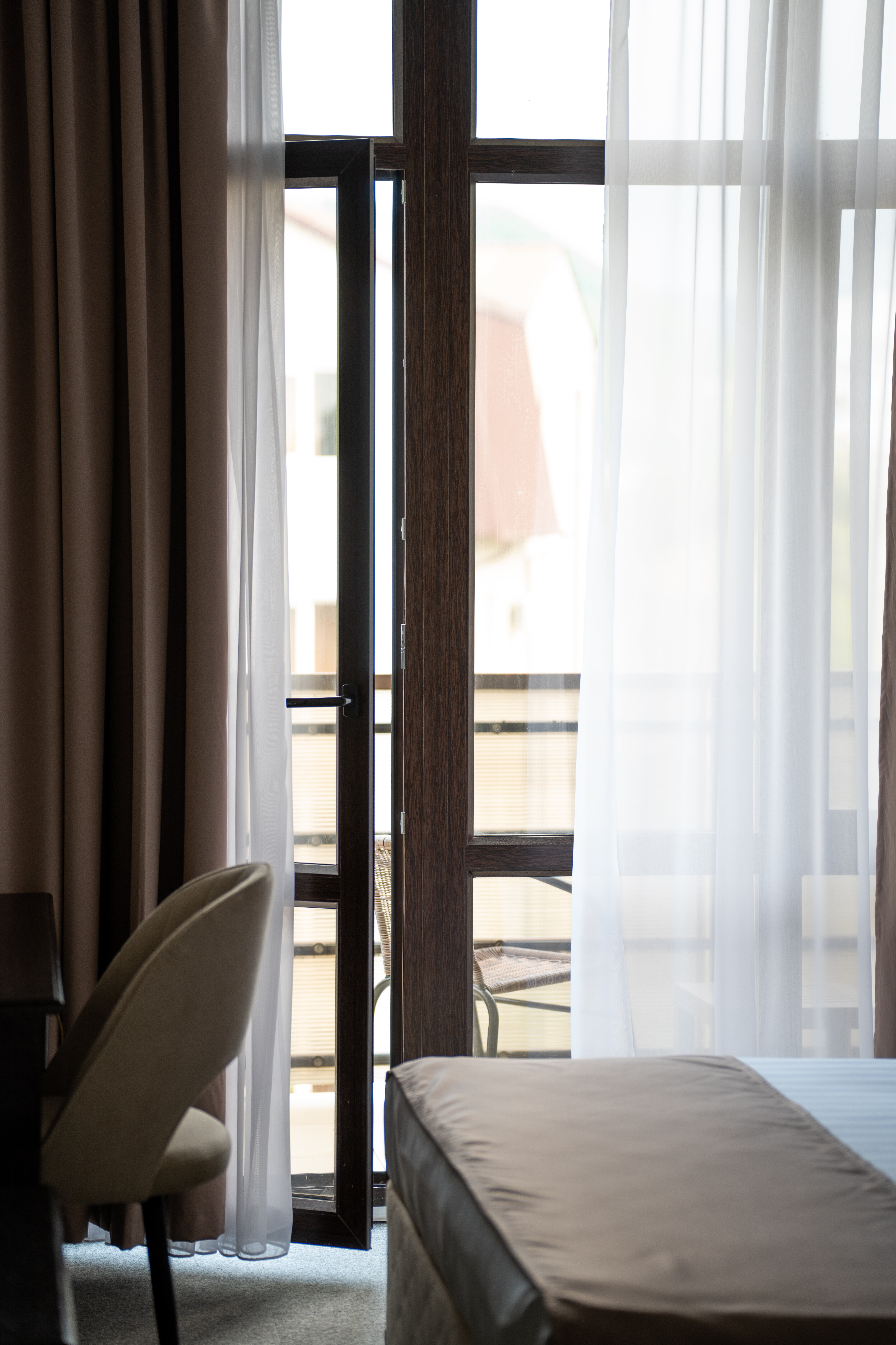 Двухместный номер с 1 кроватью или 2 отдельными кроватями, вид на горы