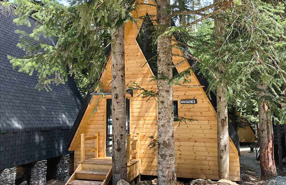 Дом в лесу на второй линии от реки Соло 8  (без посещения бани и бассейна)