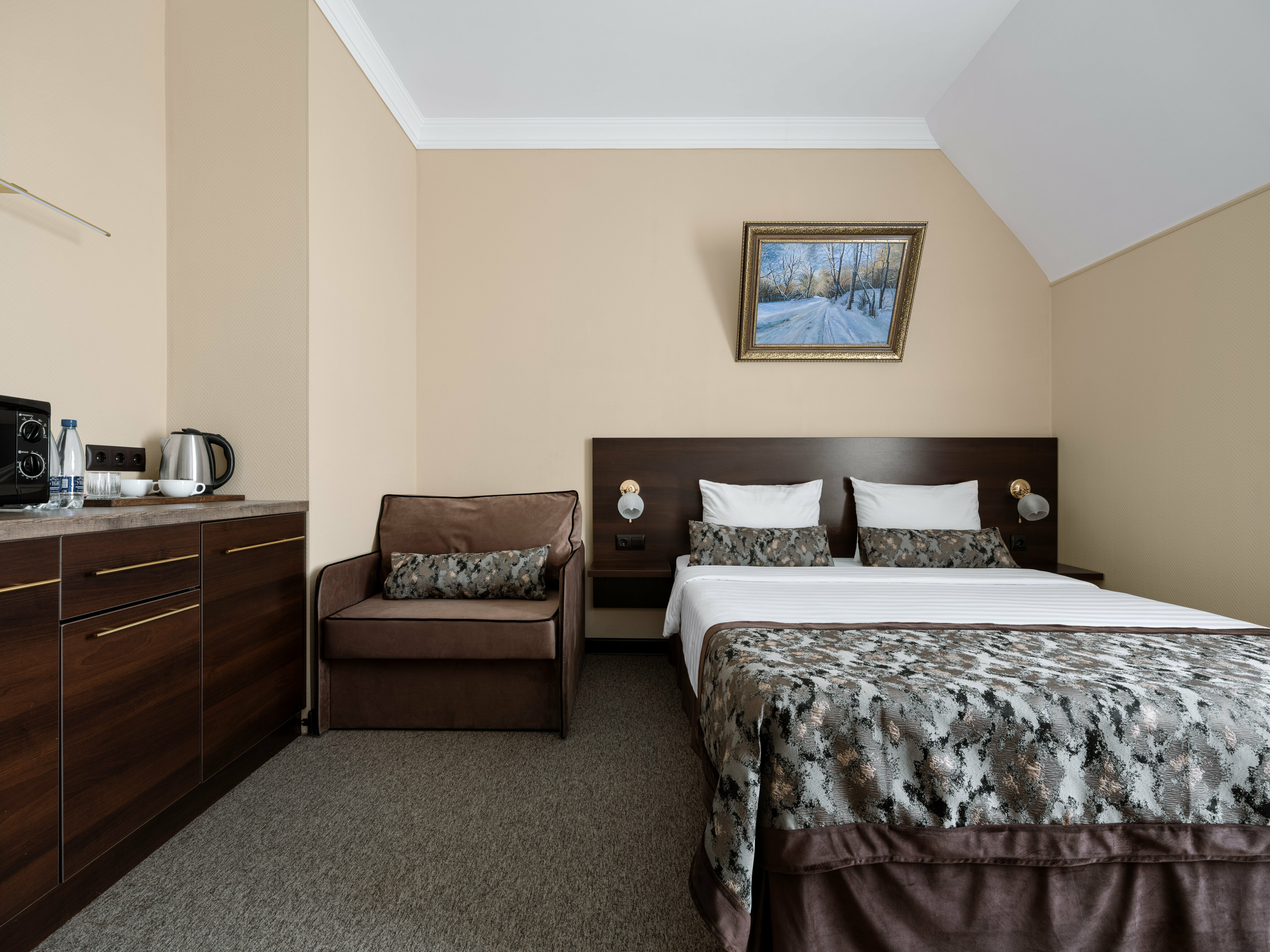 Стандарт двухместный + доп. местом (90*200) и мини кухней