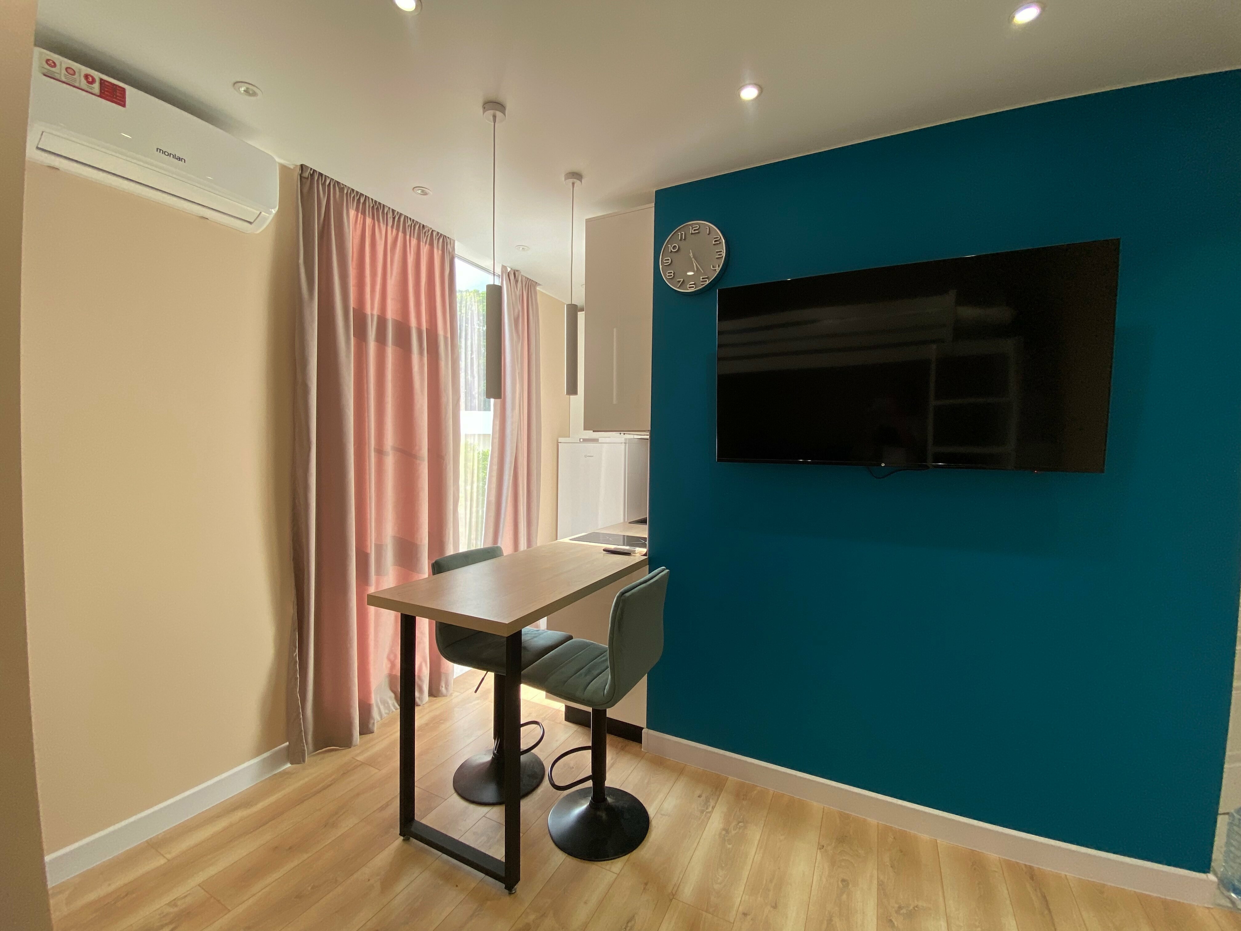 Апартаменты студия с двухъярусной кроватью