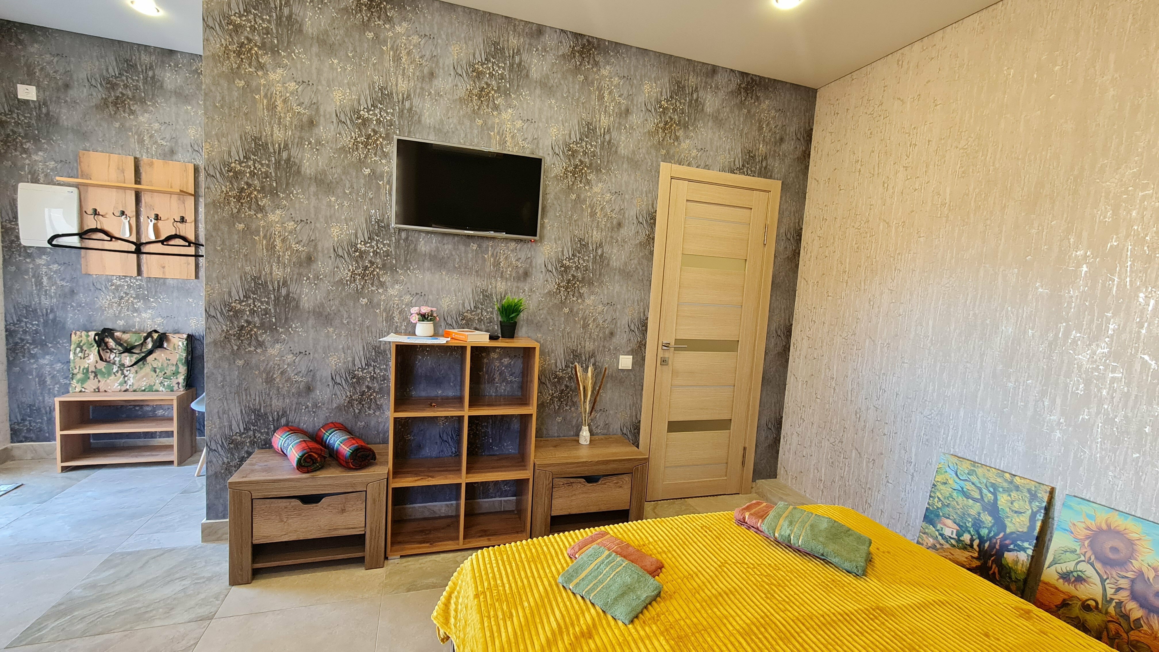 Номер-студия Делюкс SOUL 1 с кухней, террасой и видом на горы, 1 уровень