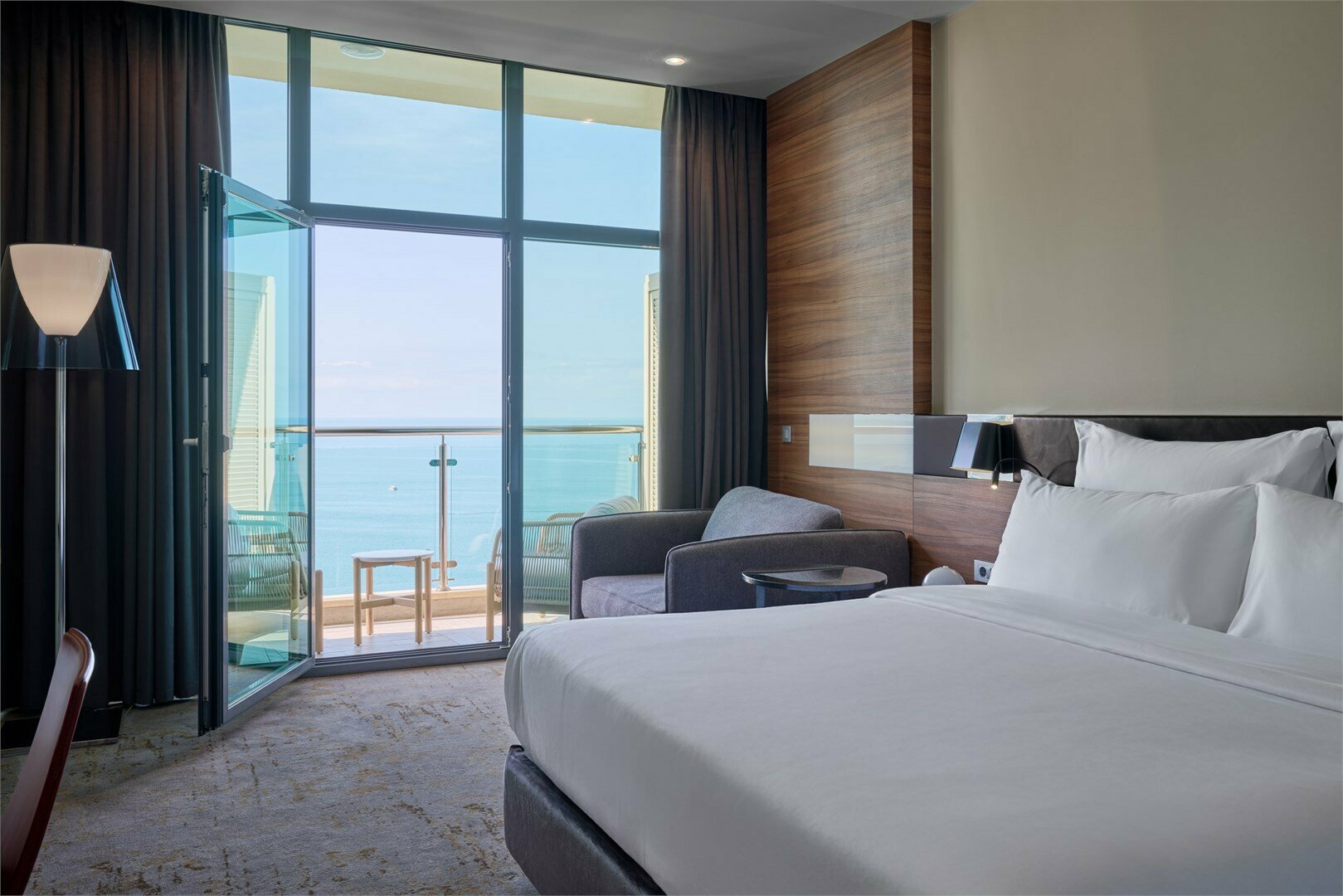 Номер Executive на клубном этаже, с видом на море – с двуспальной кроватью