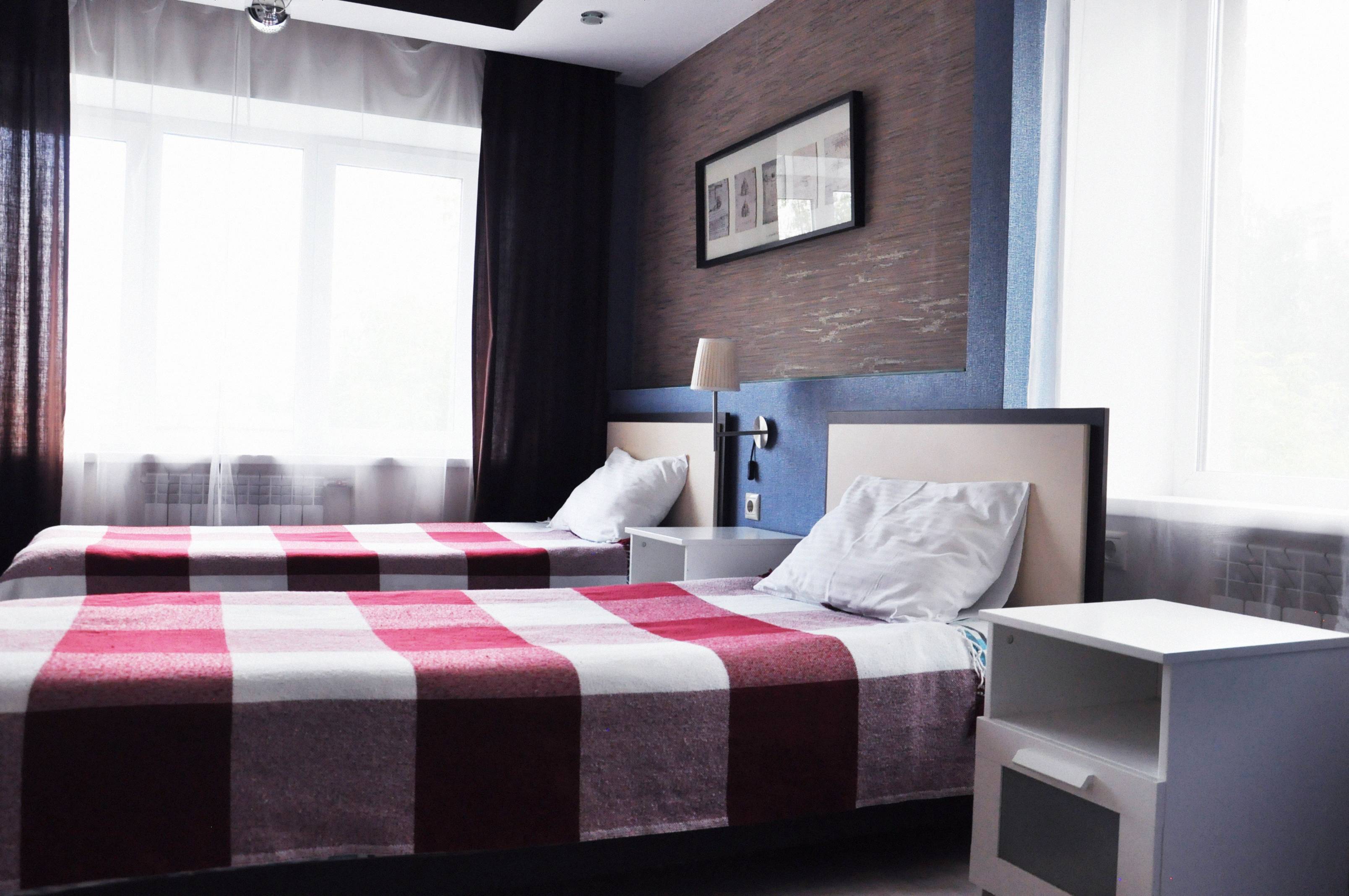 Двухместный номер с 2 двуспальными кроватями