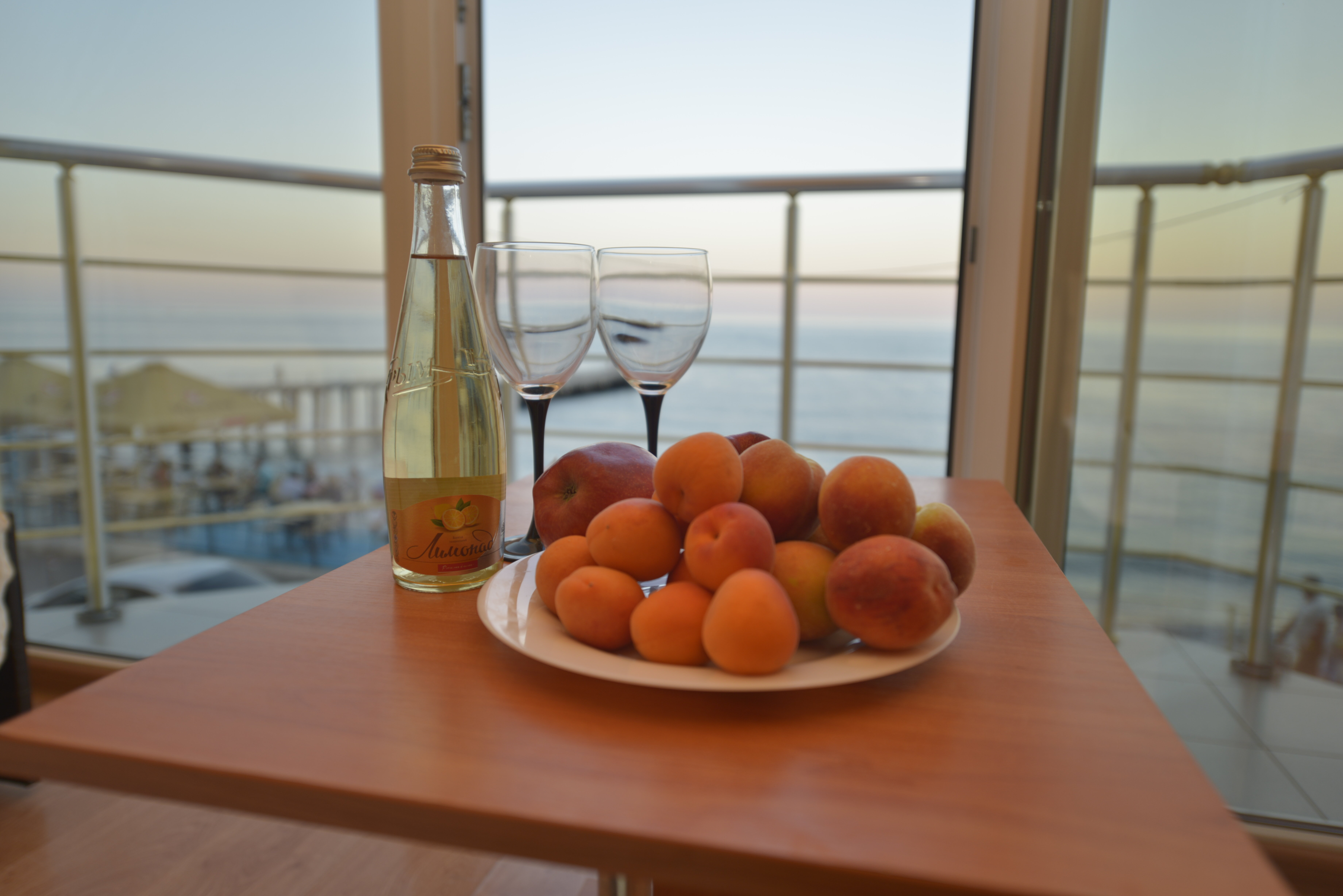 Двухместный с 1 кроватью, с балконом и видом на море