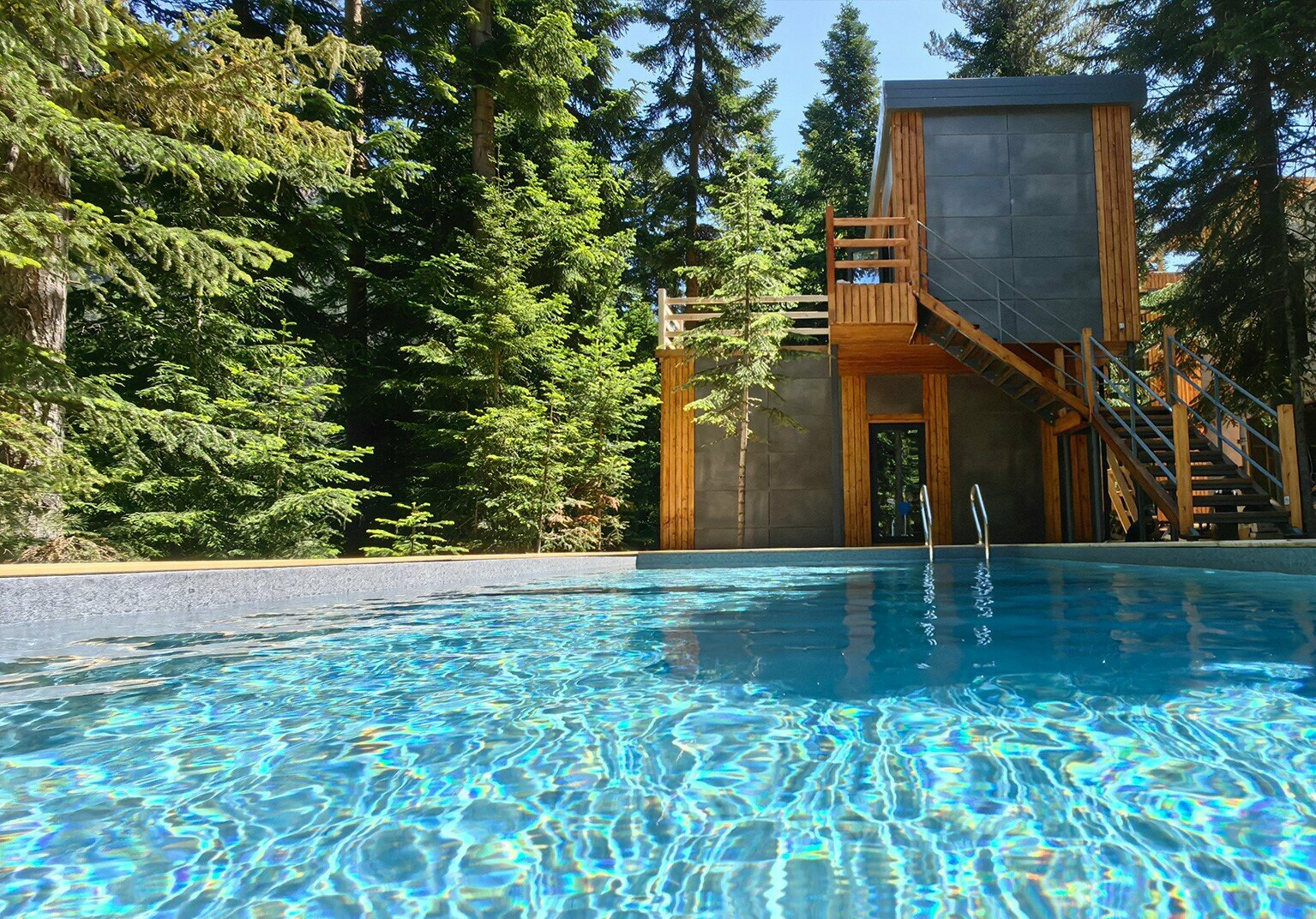 Дом Соло №3 у реки, с чаном  (без посещения бани и бассейна)