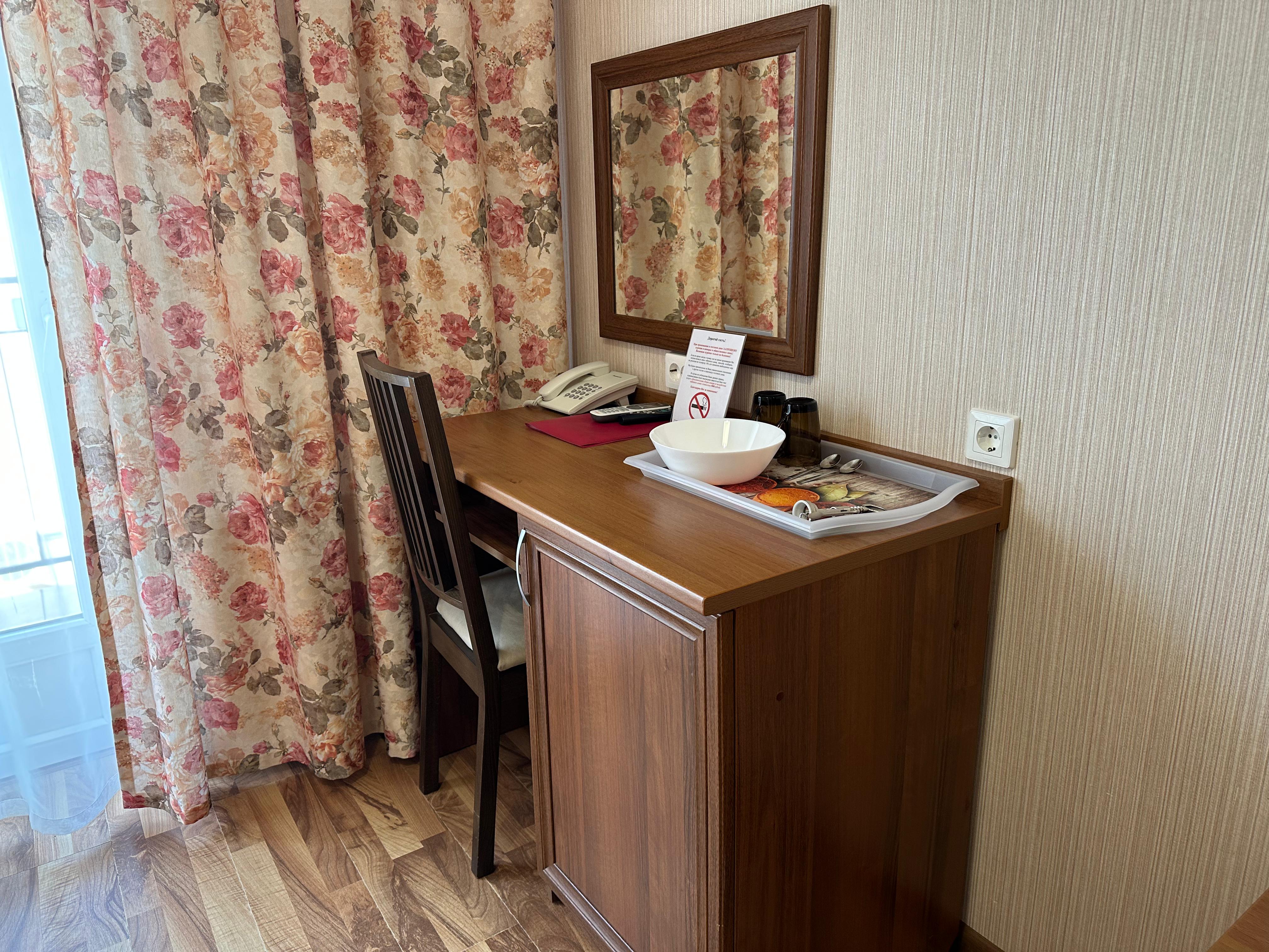 Двухместный номер с 1 кроватью и балконом