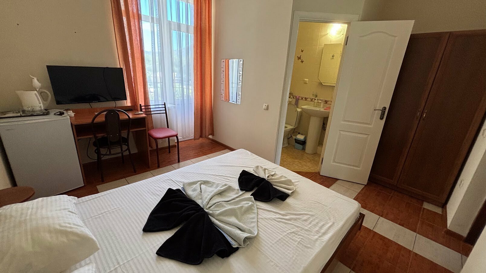 Двухместный номер с 1 кроватью и балконом