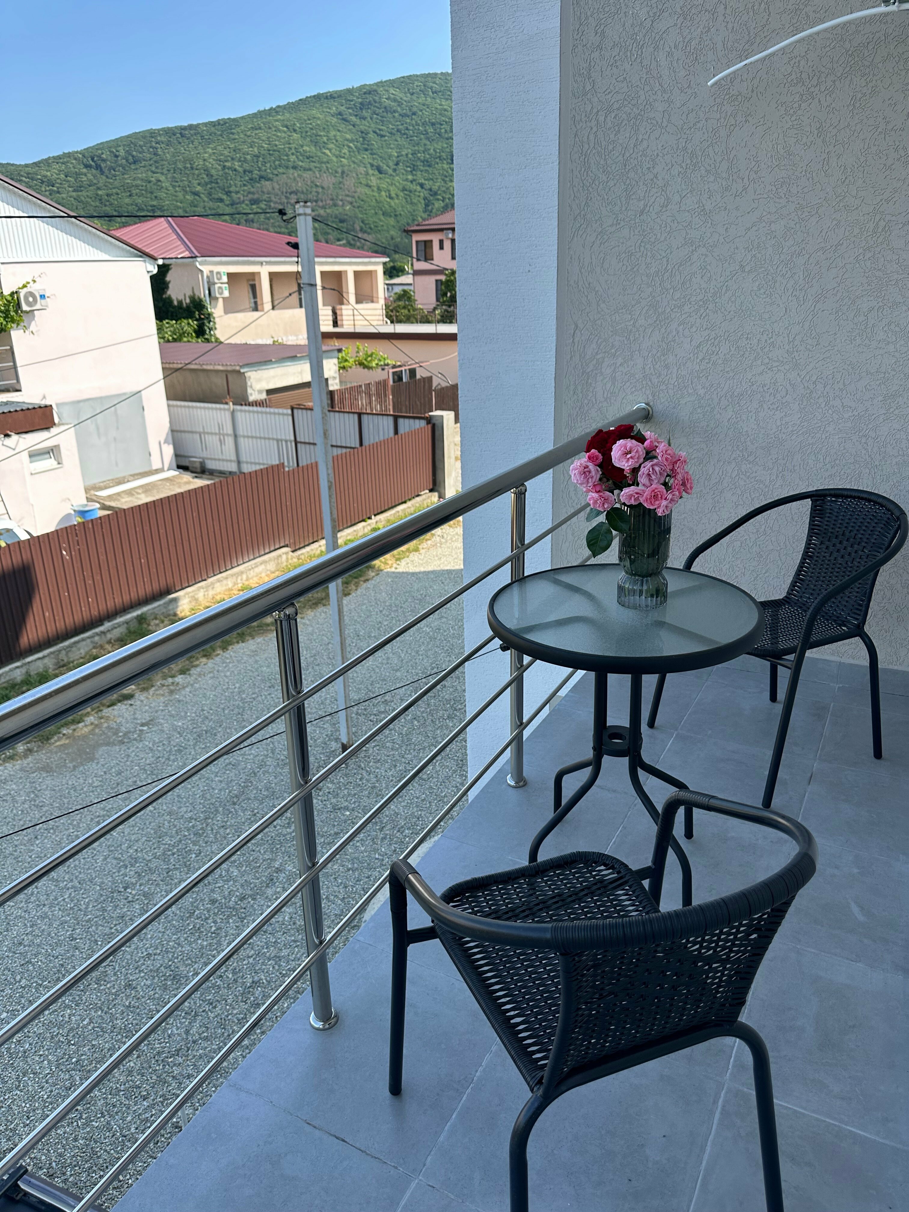 Двухместный номер с 1 кроватью и видом на горы