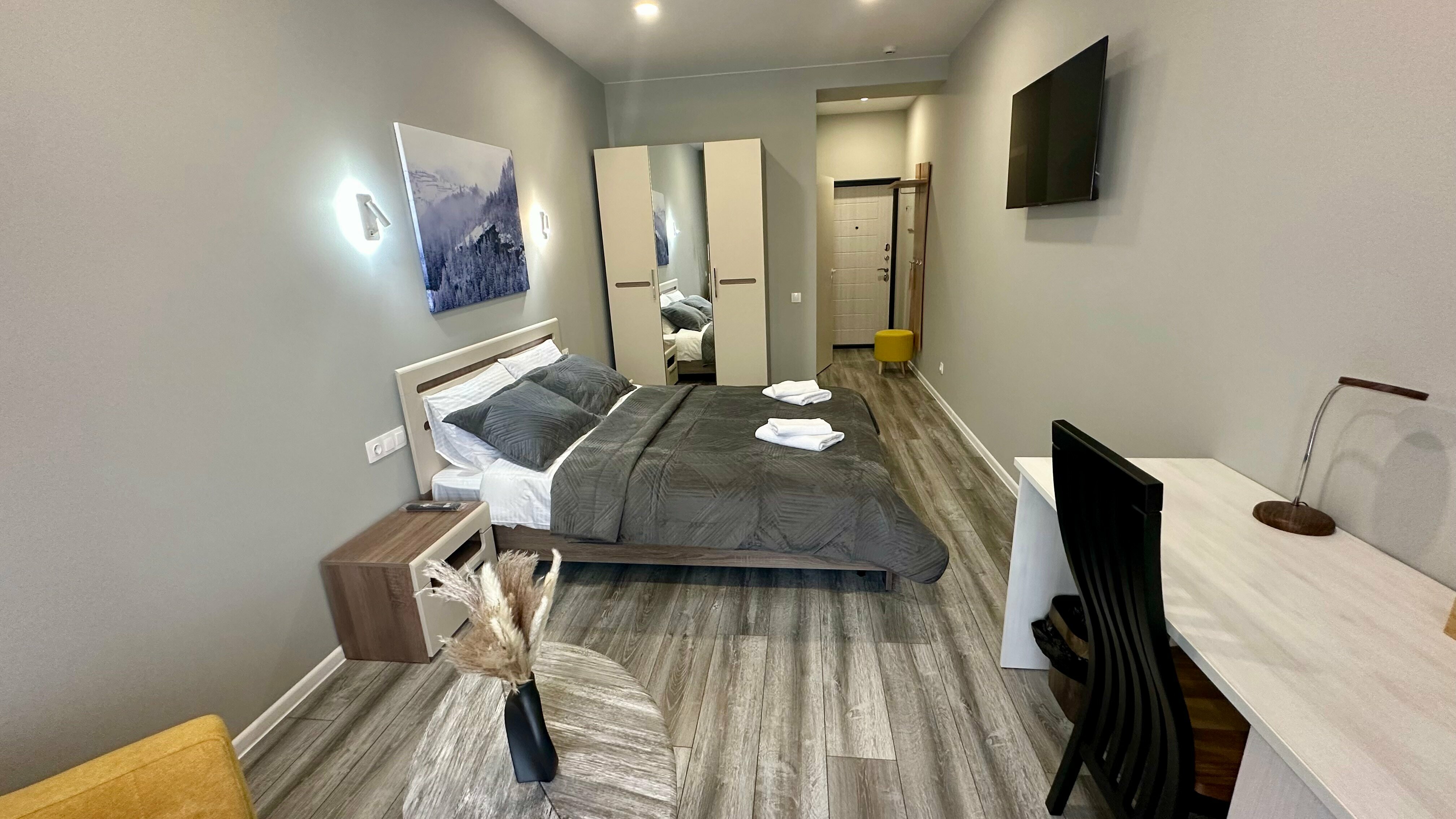 Номер  3 Двухместный номер Стандарт с одной кроватью и собственной ванной комнатой