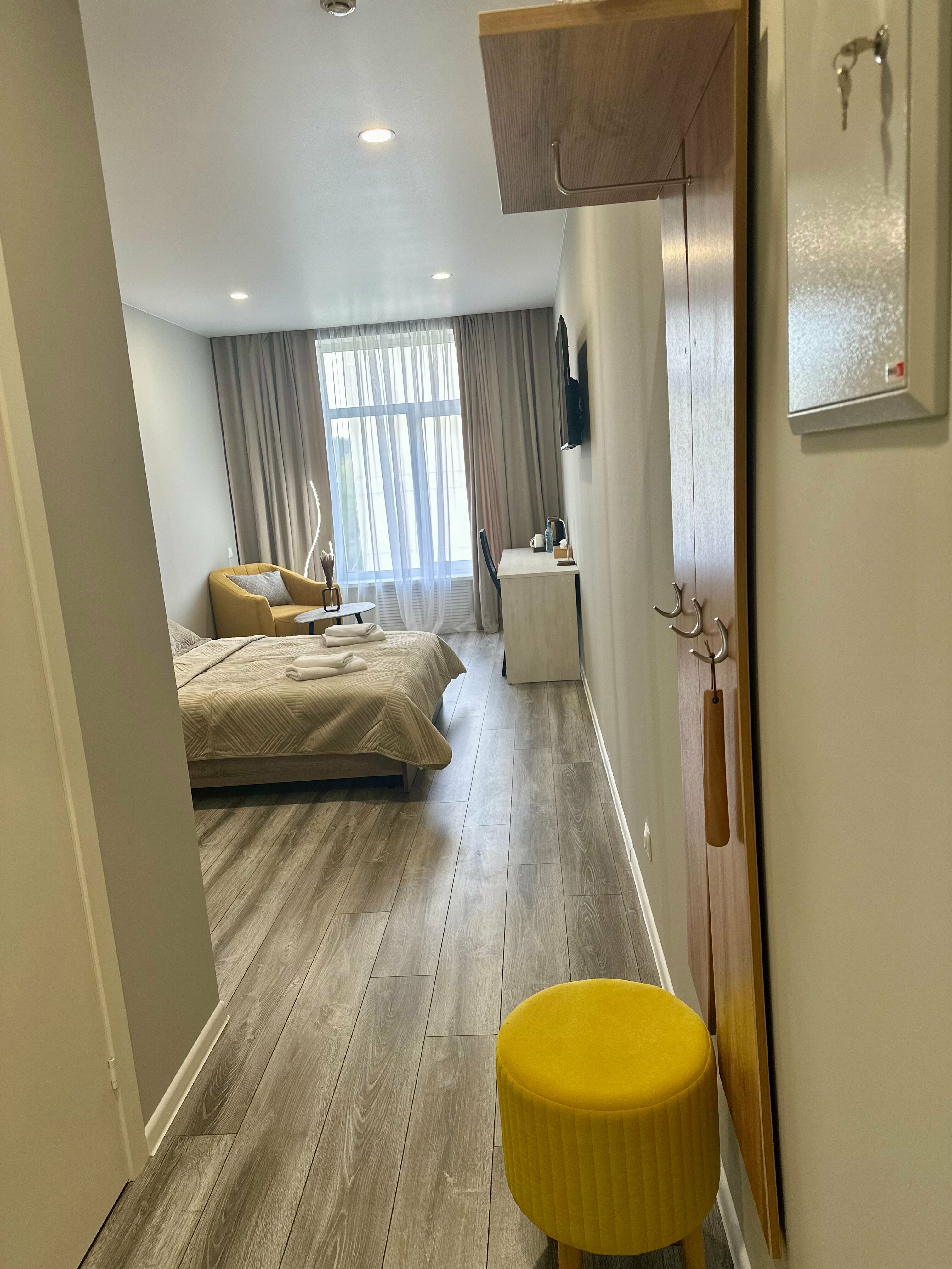 Номер 2 Двухместный номер Стандарт с одной кроватью и собственной ванной комнатой