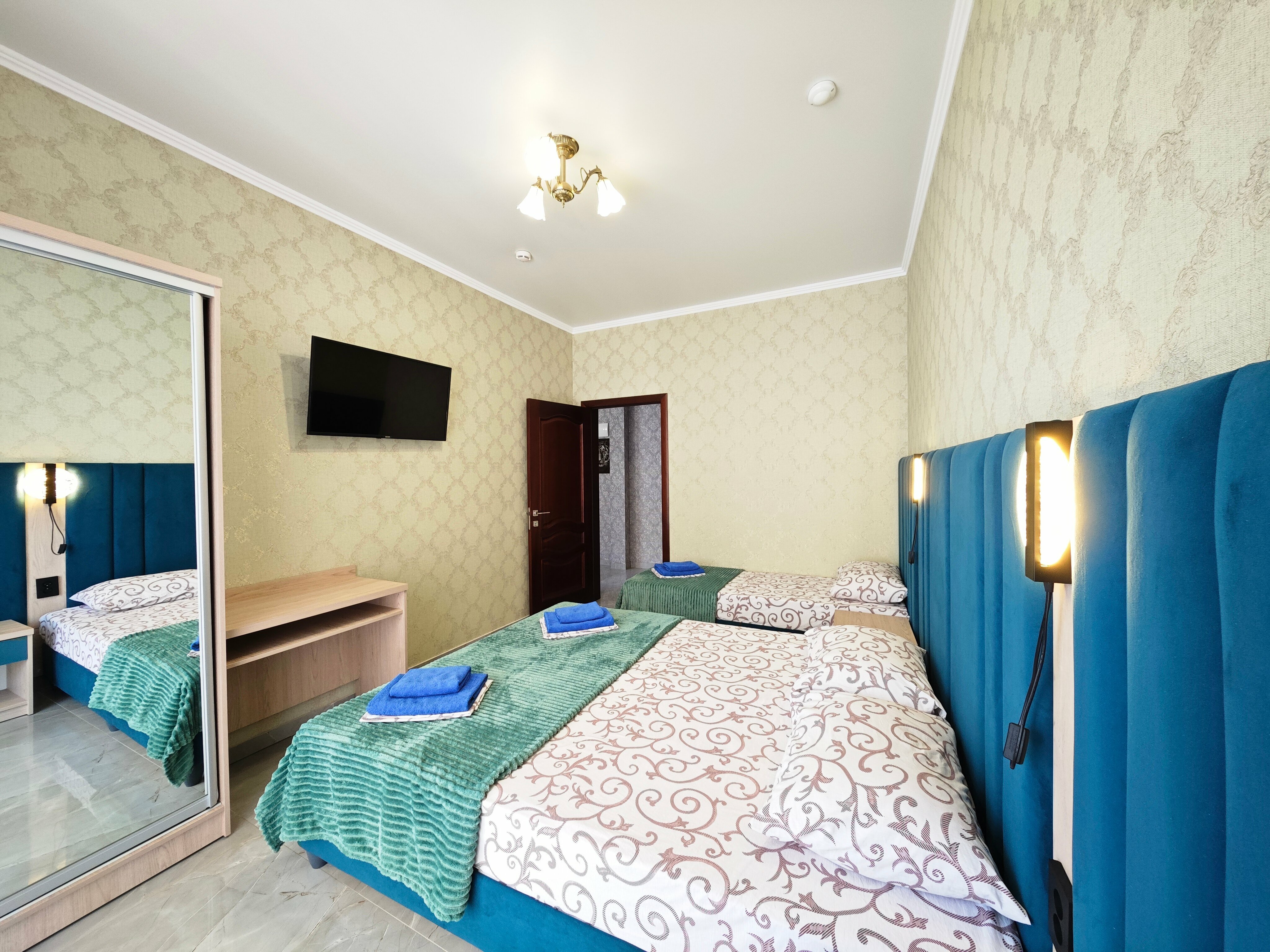 2х комнатные апартаменты с кухней и балконом