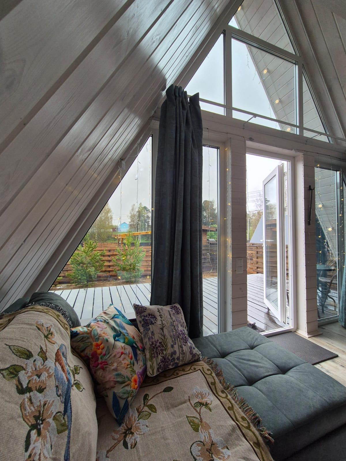 Четырехместный номер с видом на сад