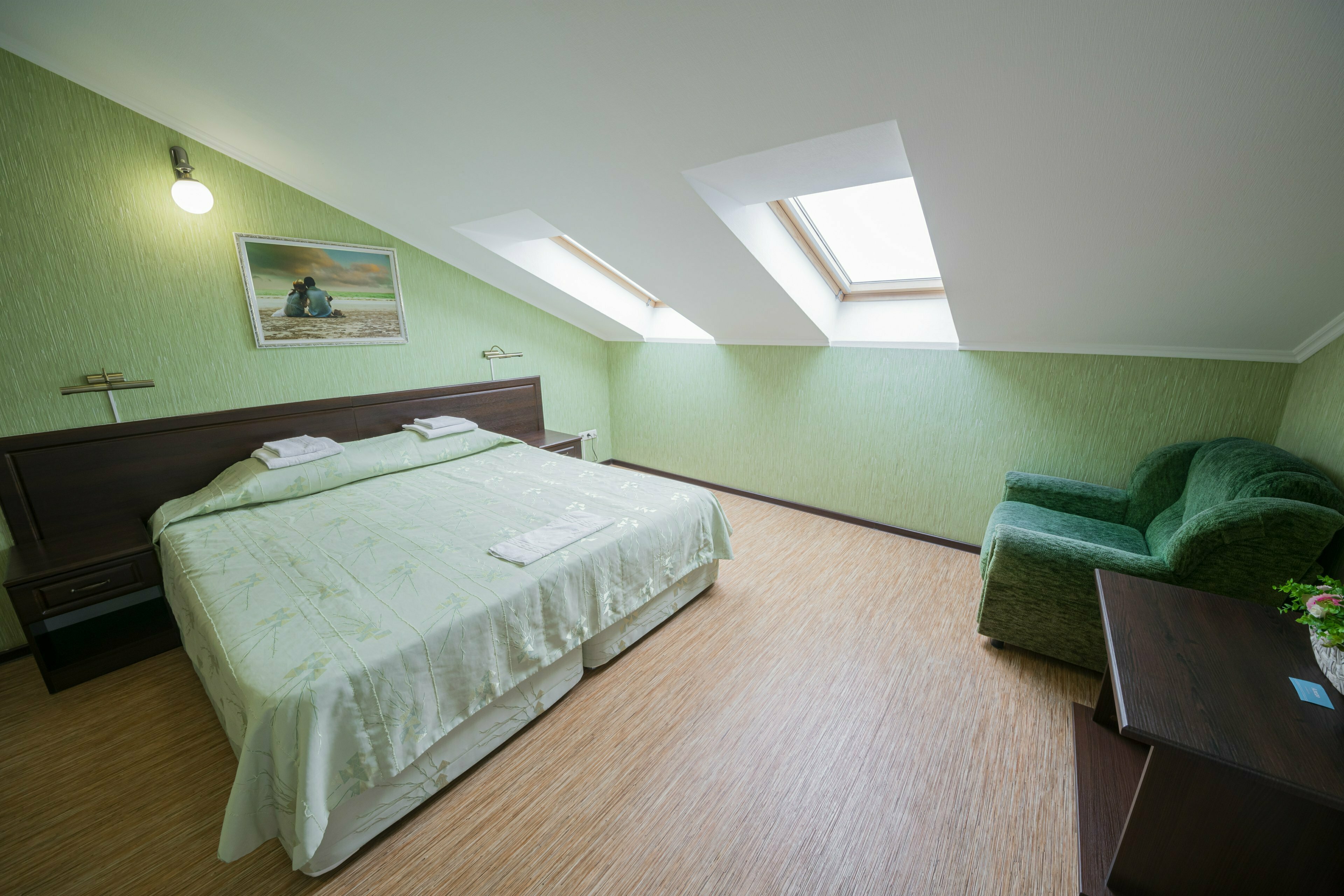 Двухместный номер Делюкс с 1 кроватью или 2 отдельными кроватями и балконом