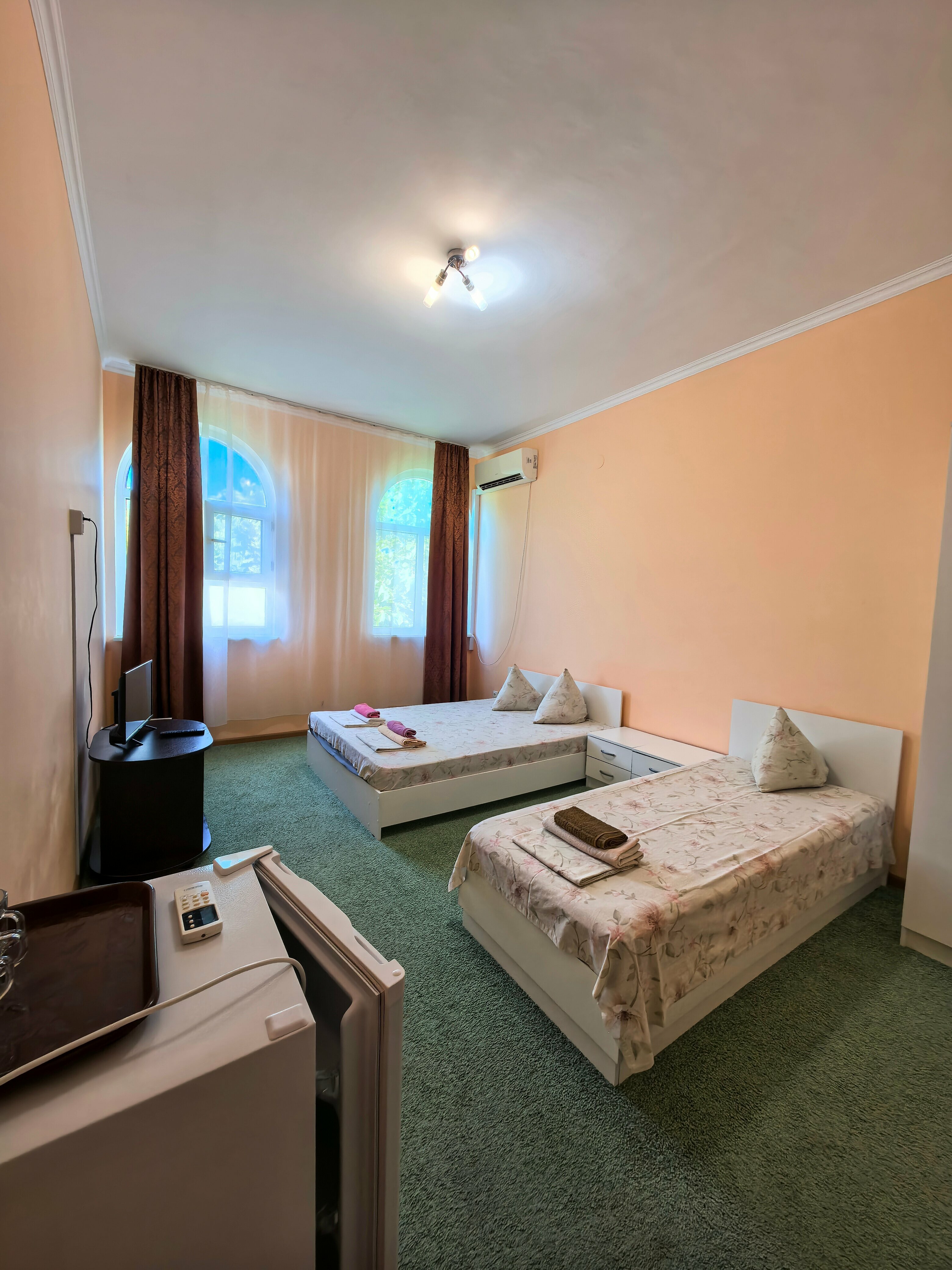 3х местный стандарт ( двуспальная и односпальная кровать)