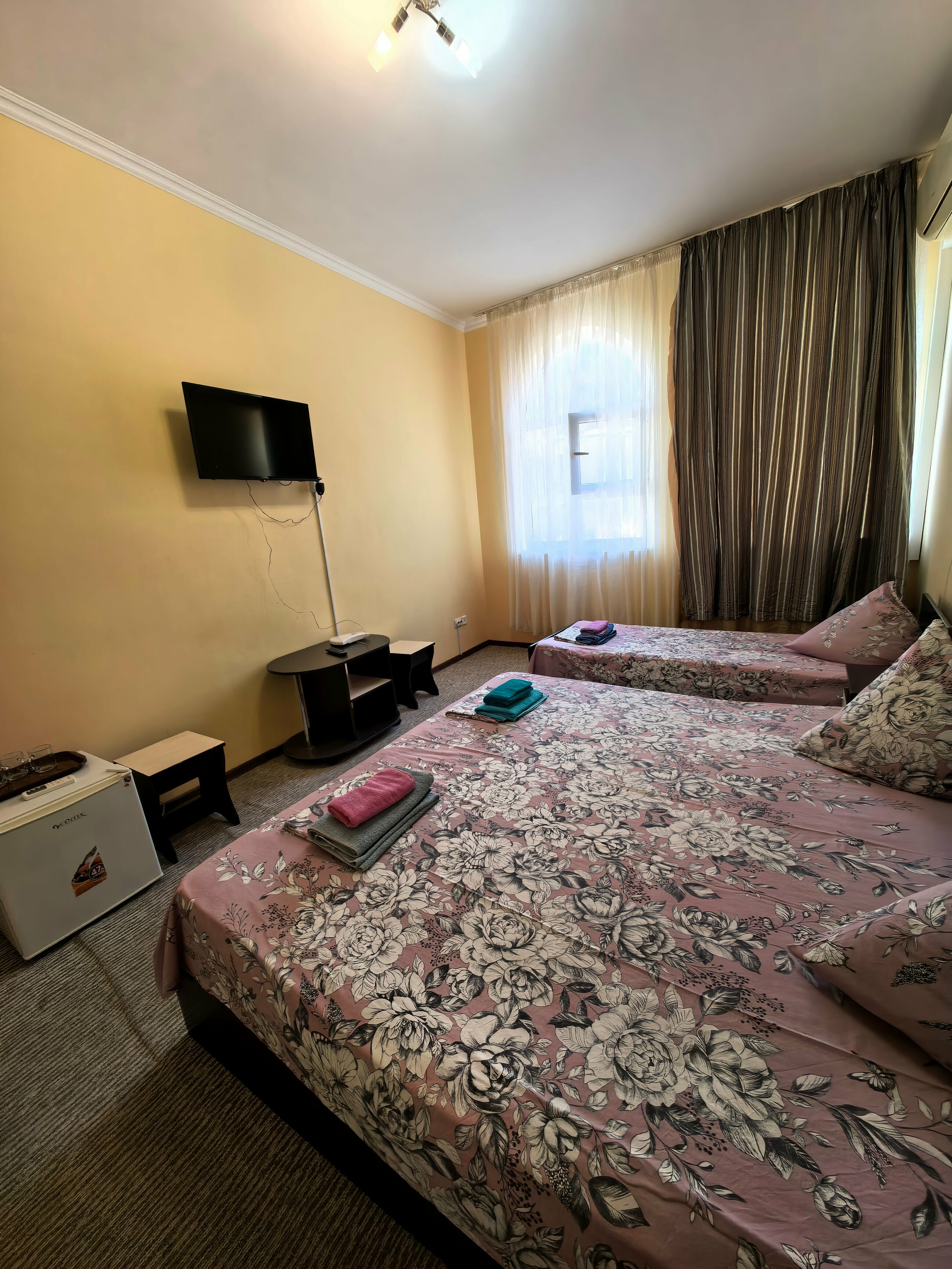 3х местный стандарт ( двуспальная и односпальная кровать)