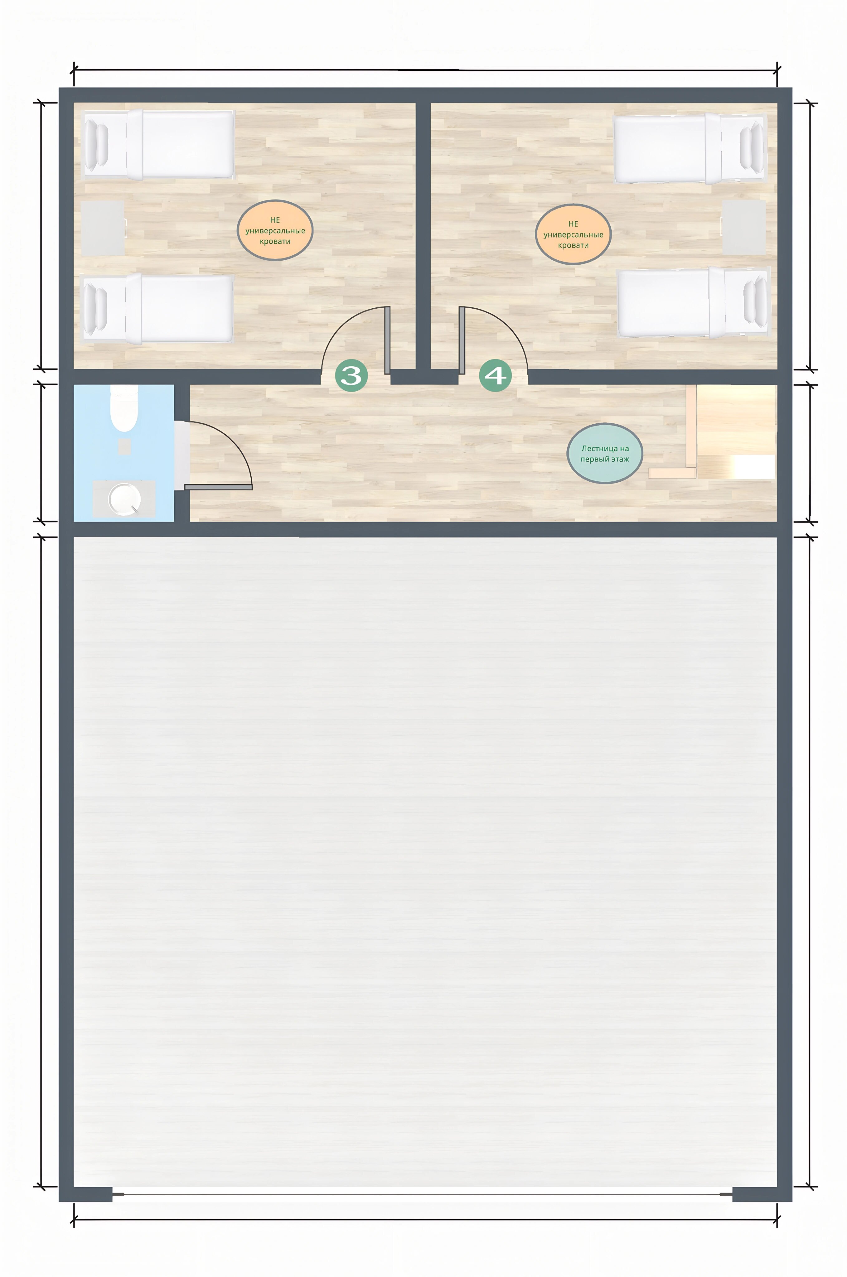 Дом с видом на озеро