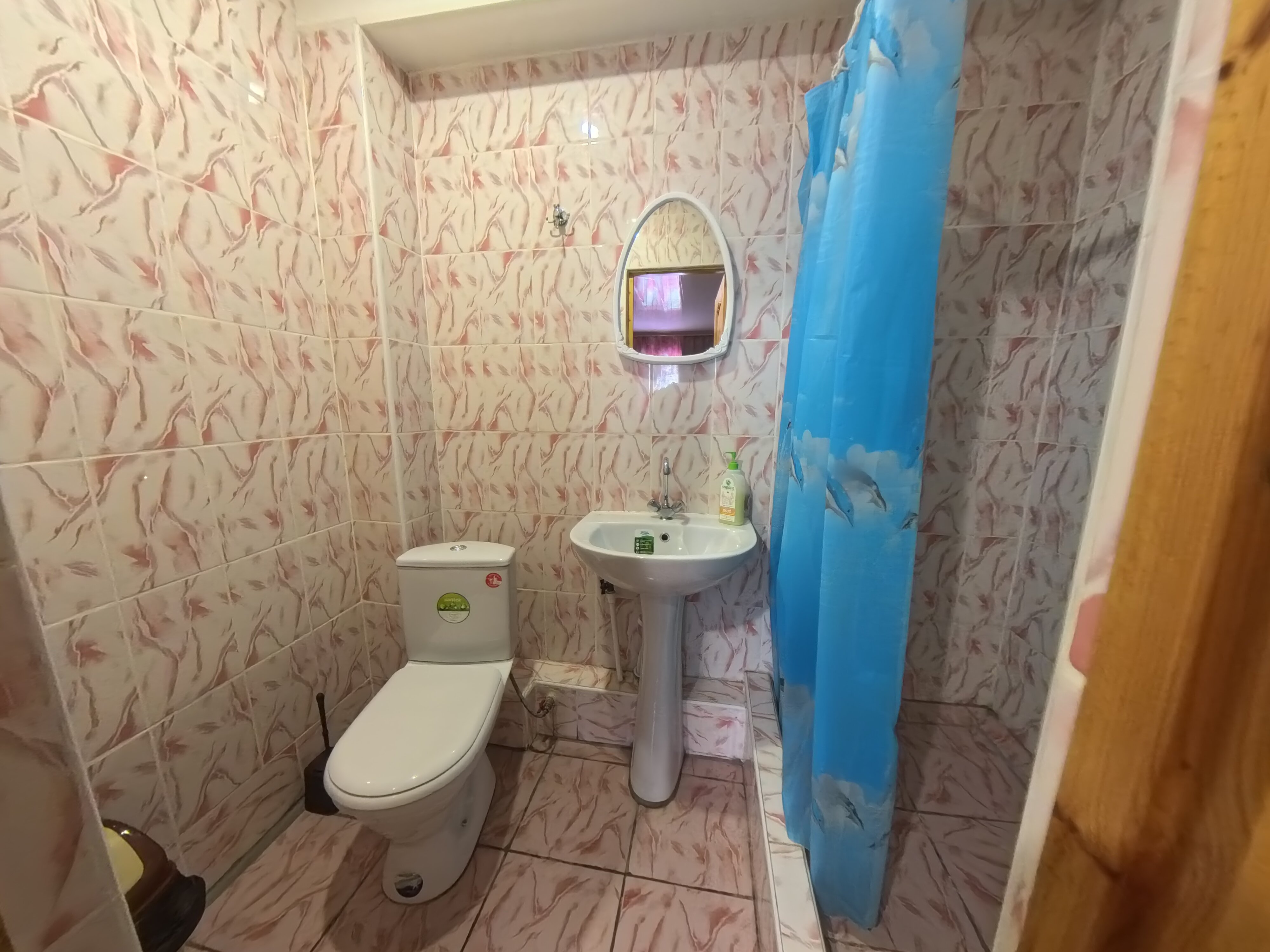 Трехместный номер с собственной ванной комнатой