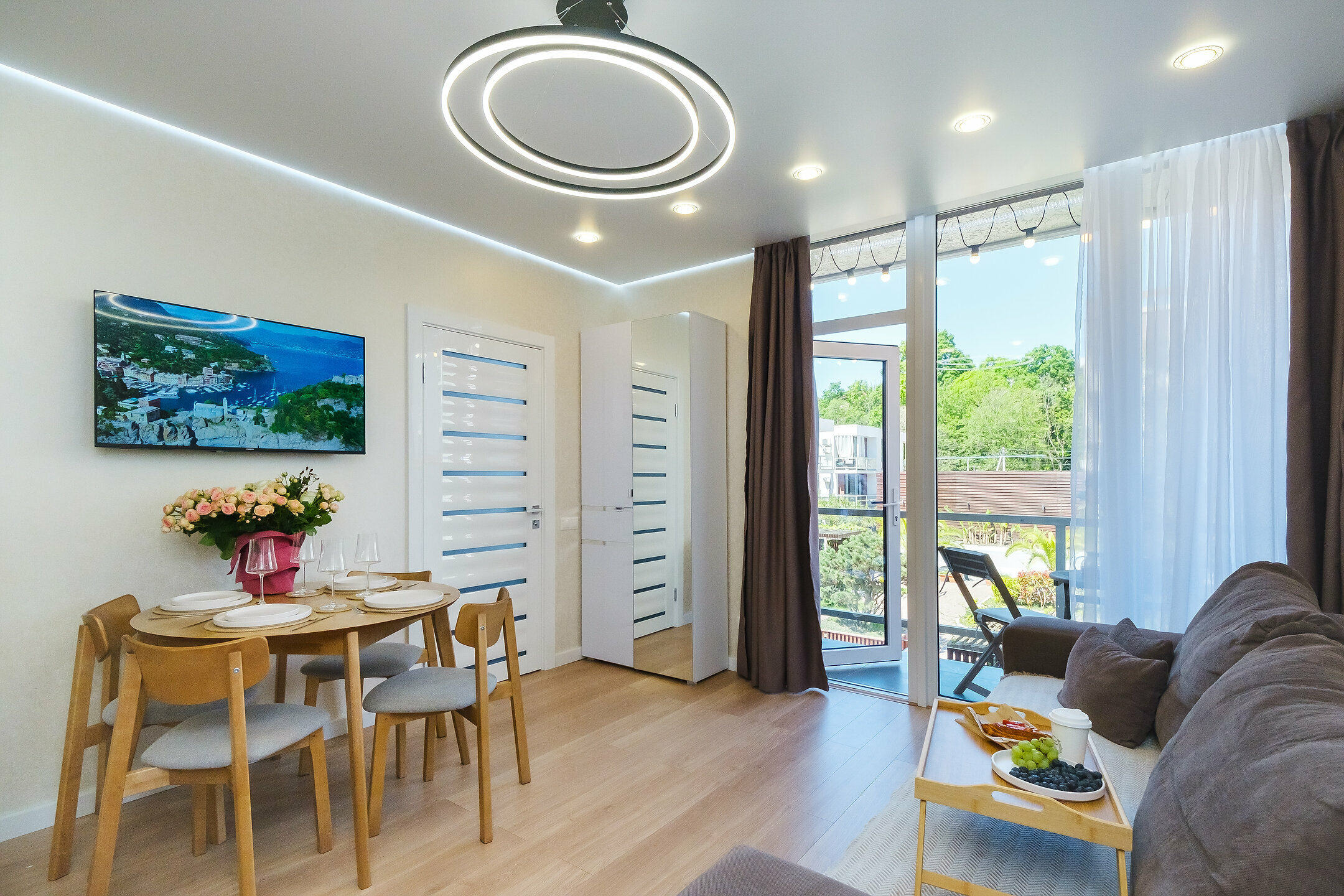 4-х местные апартаменты с балконом в жк c круглогодично подогреваемым бассейном +32 ° "Alicekeys" 7/56