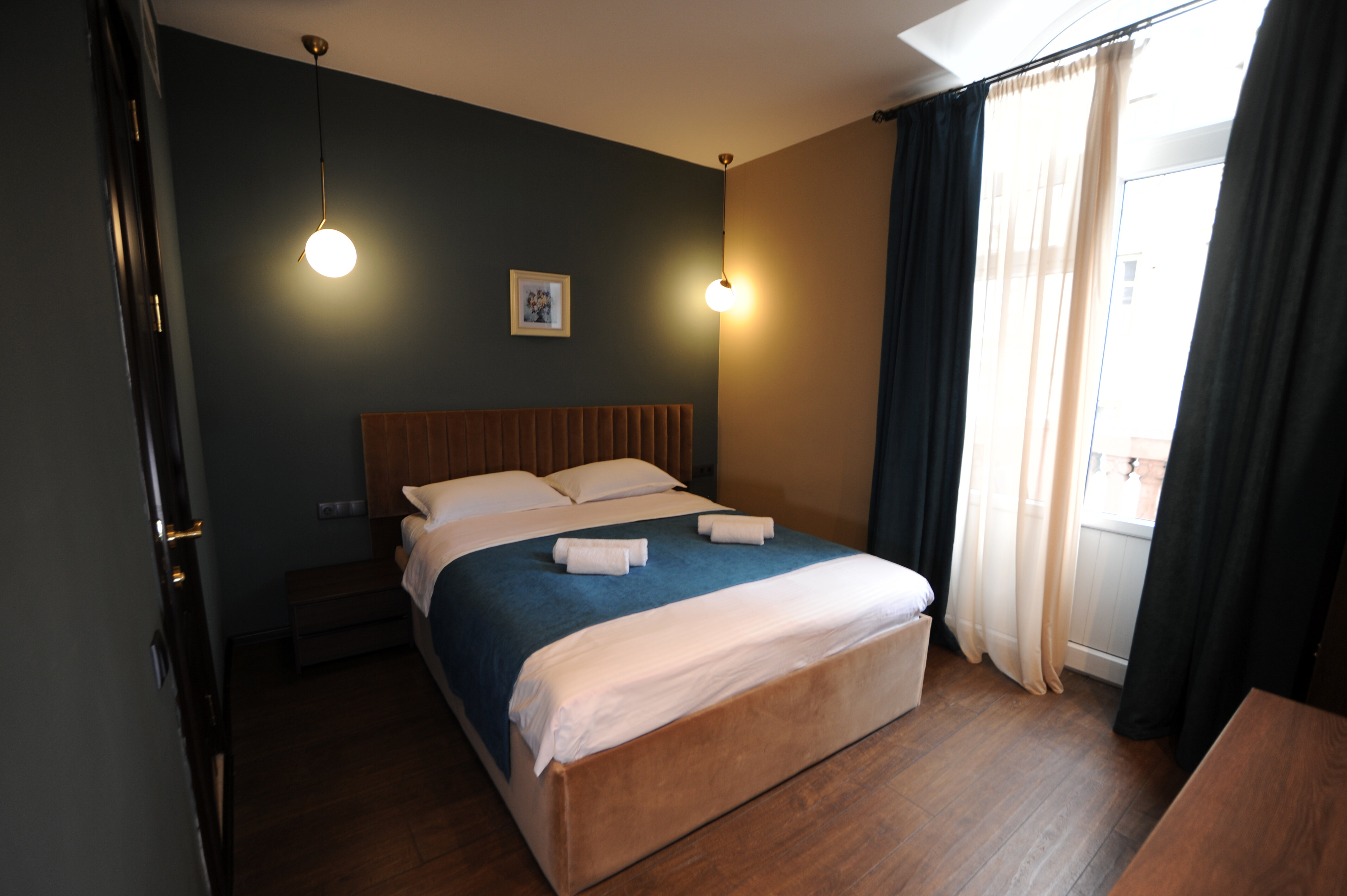 Двухместный номер с 1 кроватью и балконом