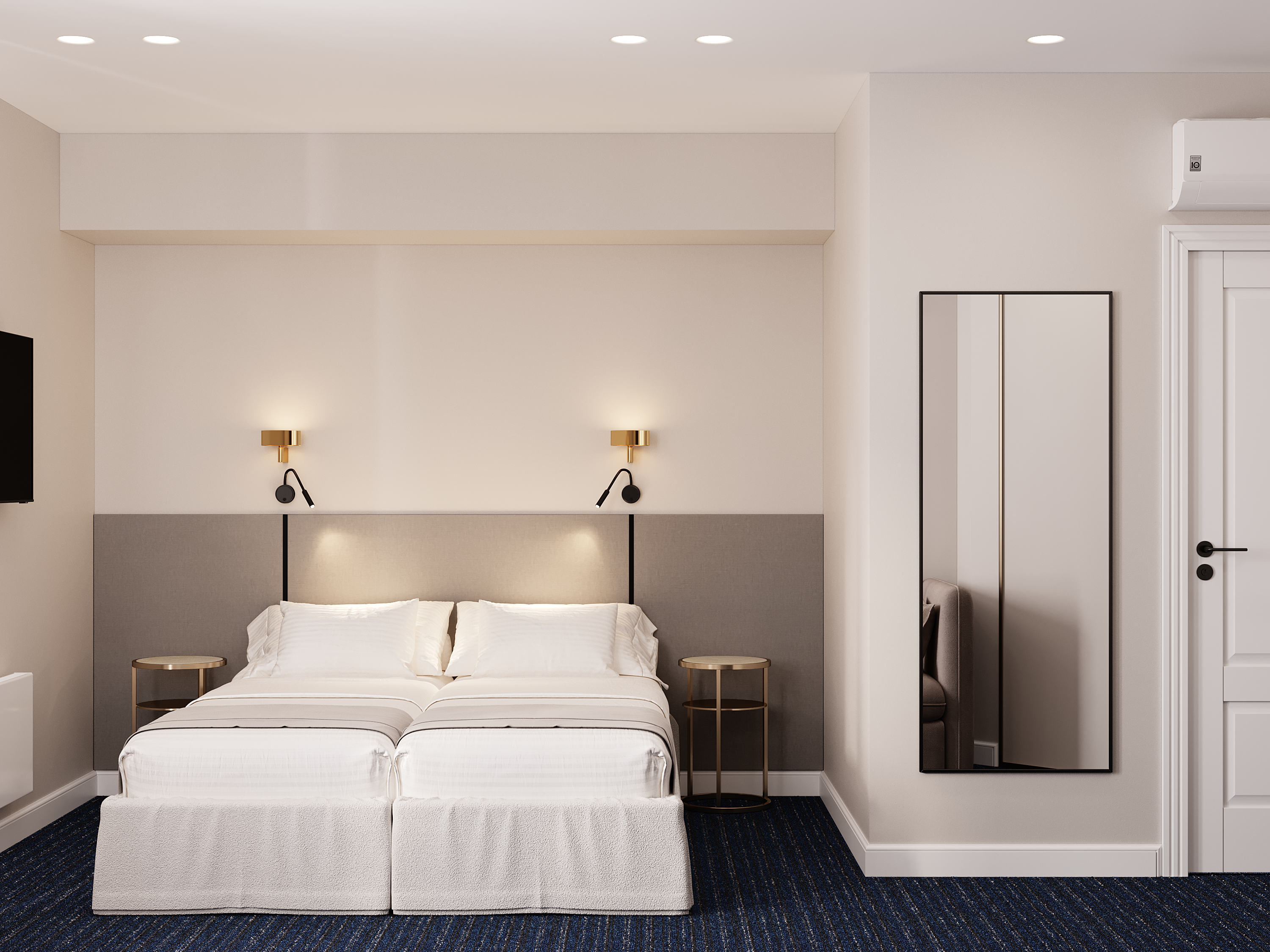 Улучшенный двухместный номер Делюкс с 1 кроватью или 2 отдельными кроватями