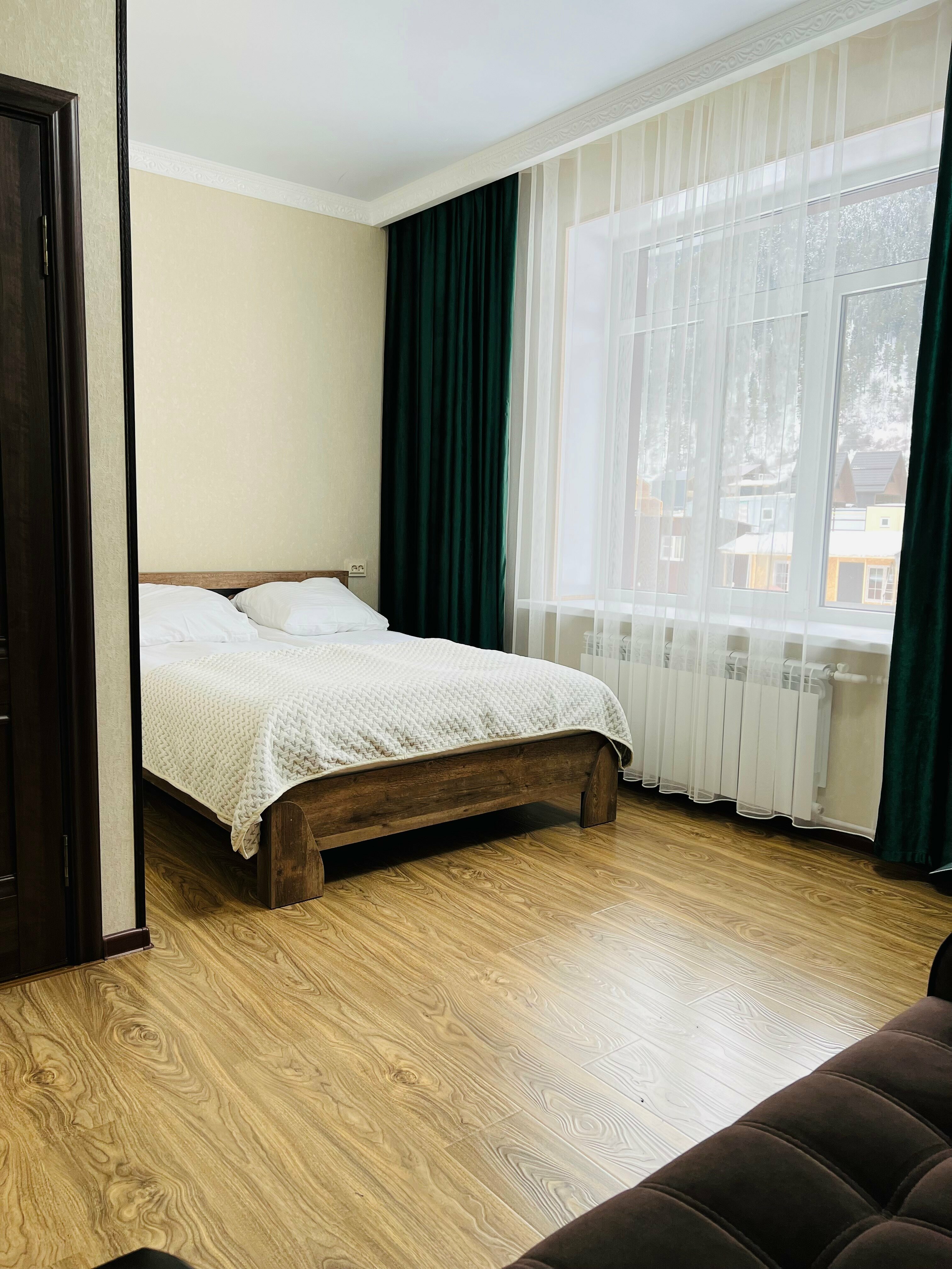 Двухместный номер с 1 кроватью и видом на горы