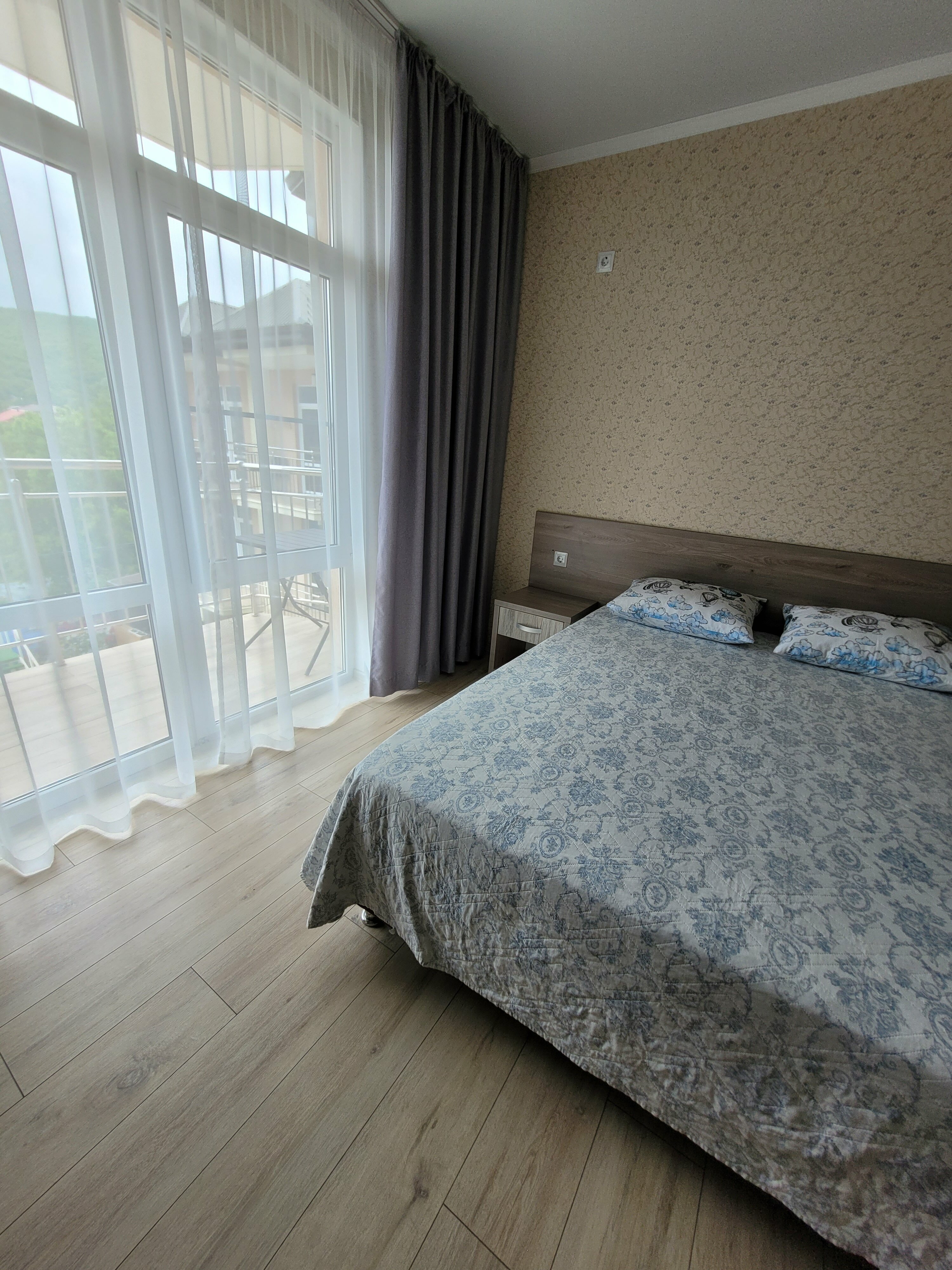 Двухместный номер с 1 кроватью и балконом