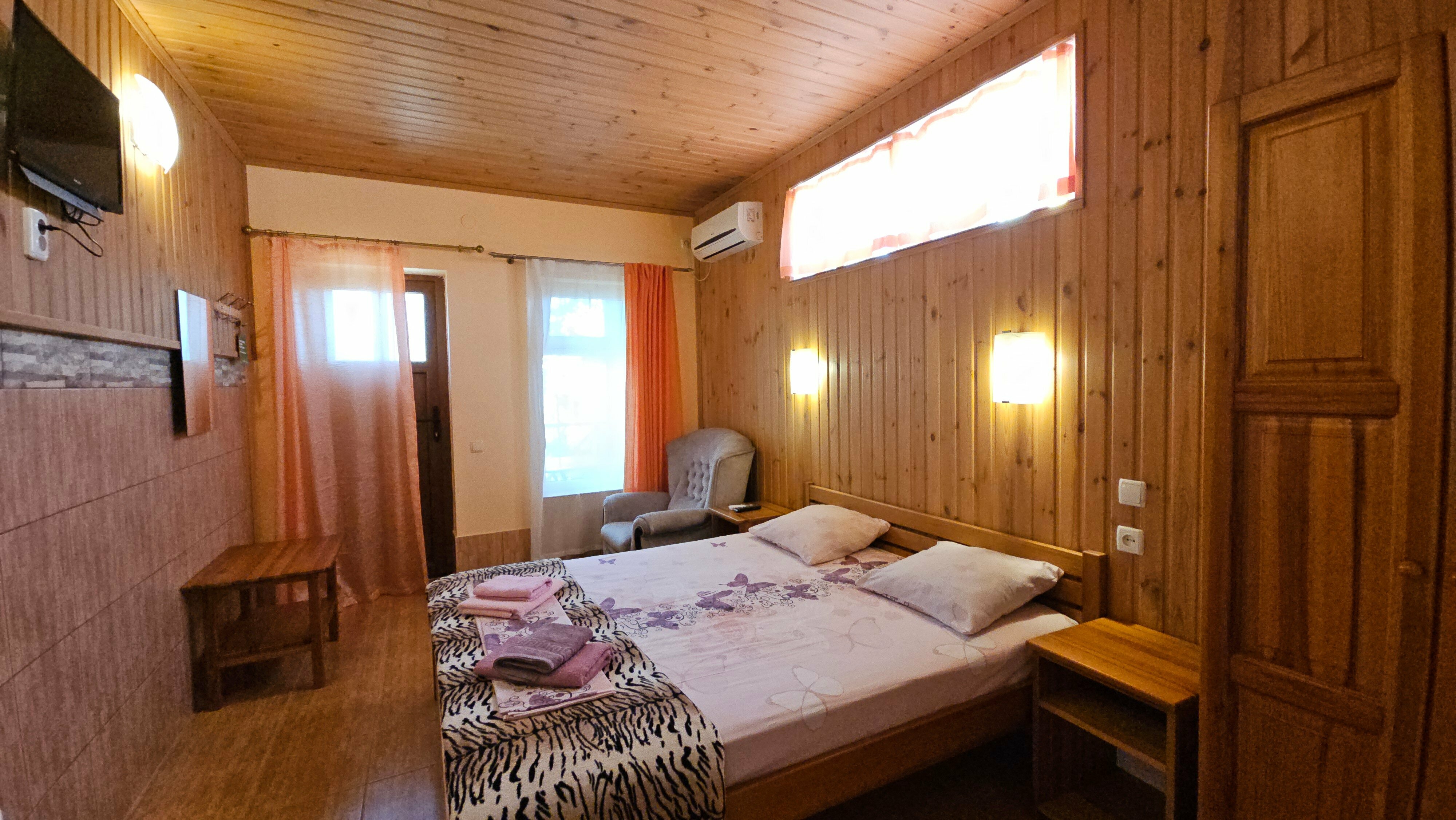 Двухместный номер с 1 кроватью и балконом