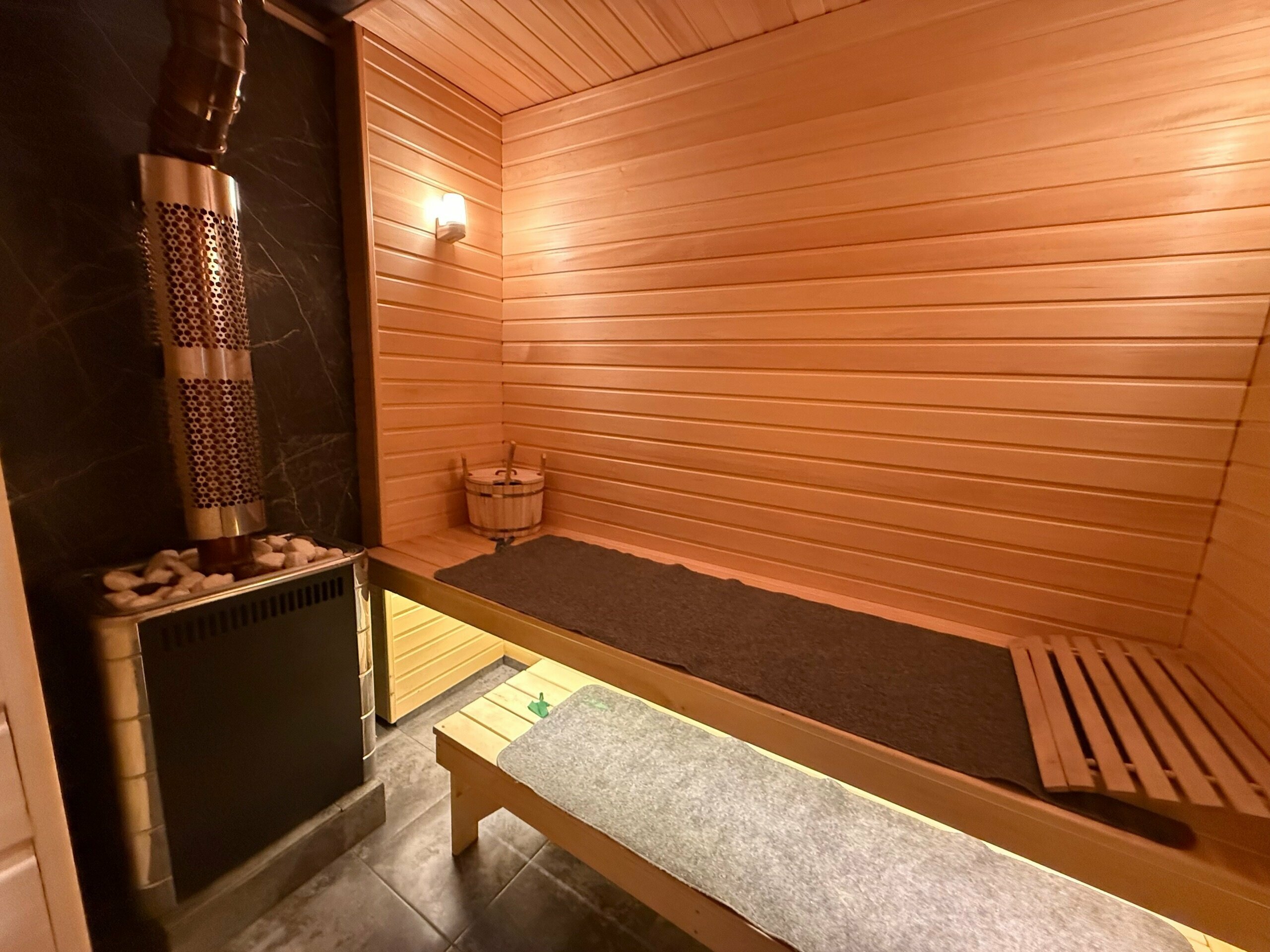 Дом с камином и баней (2, светлый)