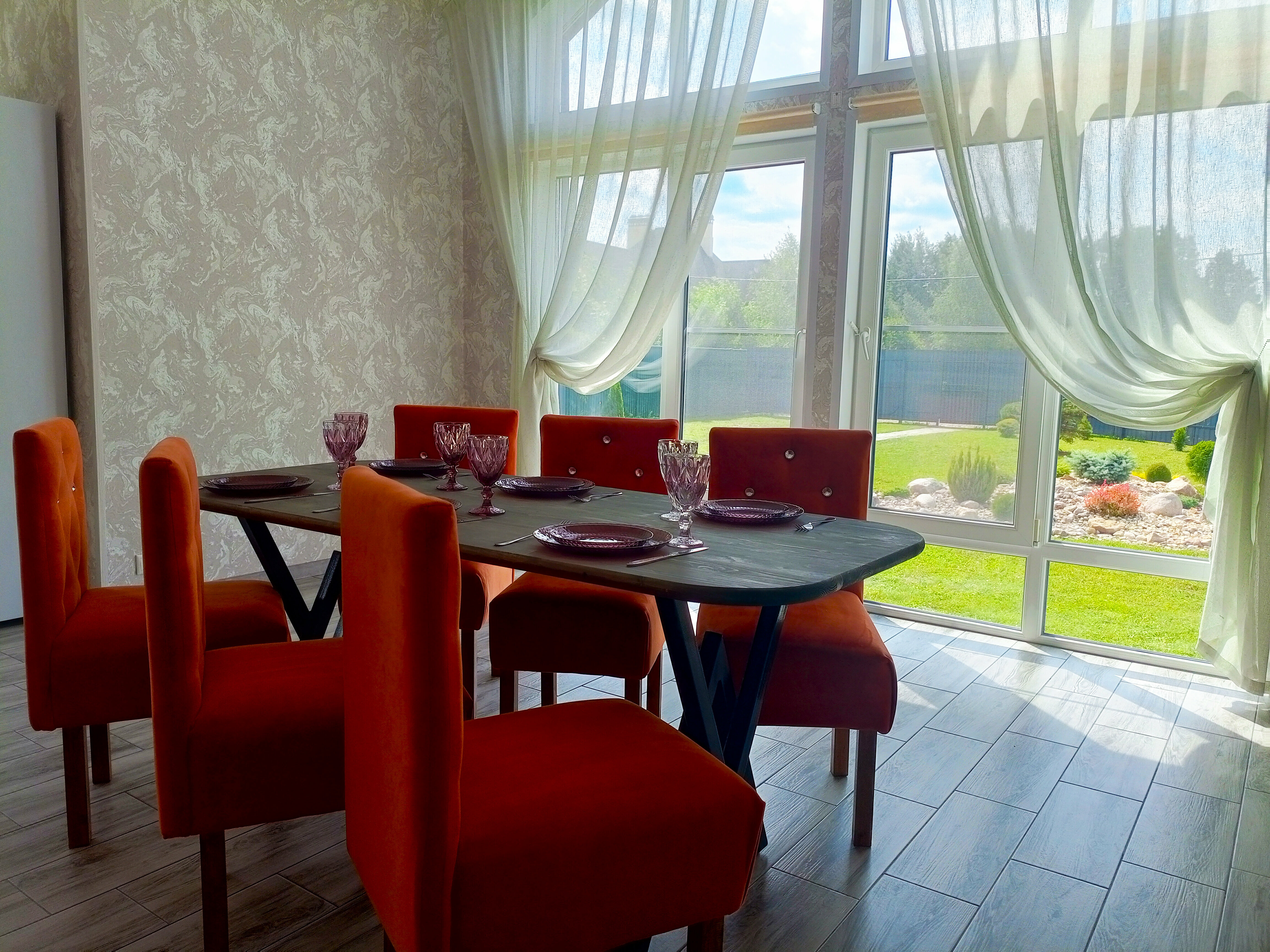 Дом с чаном, 3 спальни, одноэтажный, тёплые полы и беседка