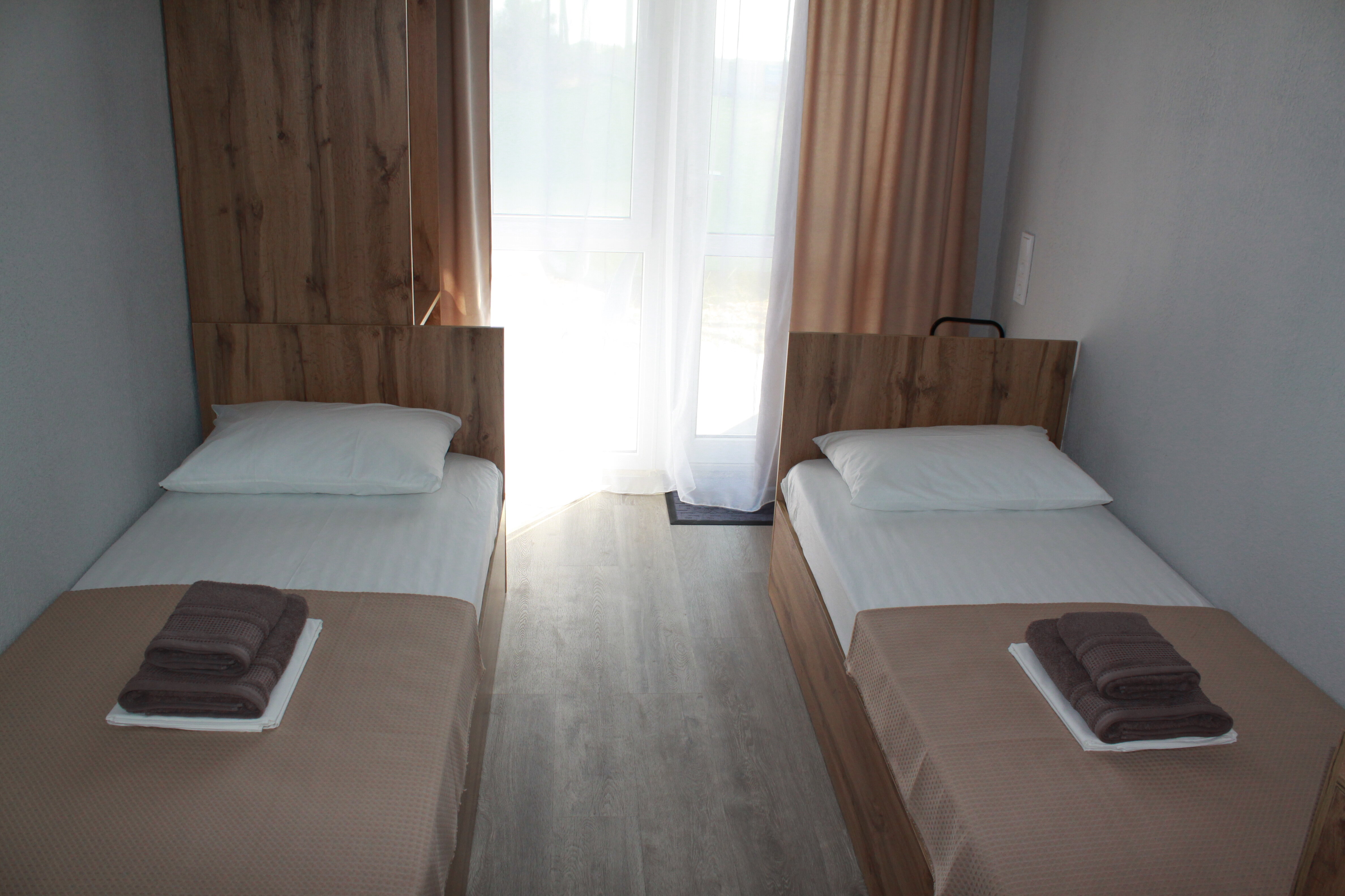 Двухместный номер с 2 отдельными кроватями и террасой